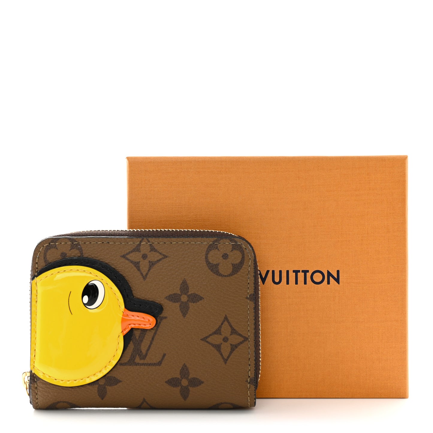Reverse Monogram Duck Head Zippy Coin Purse