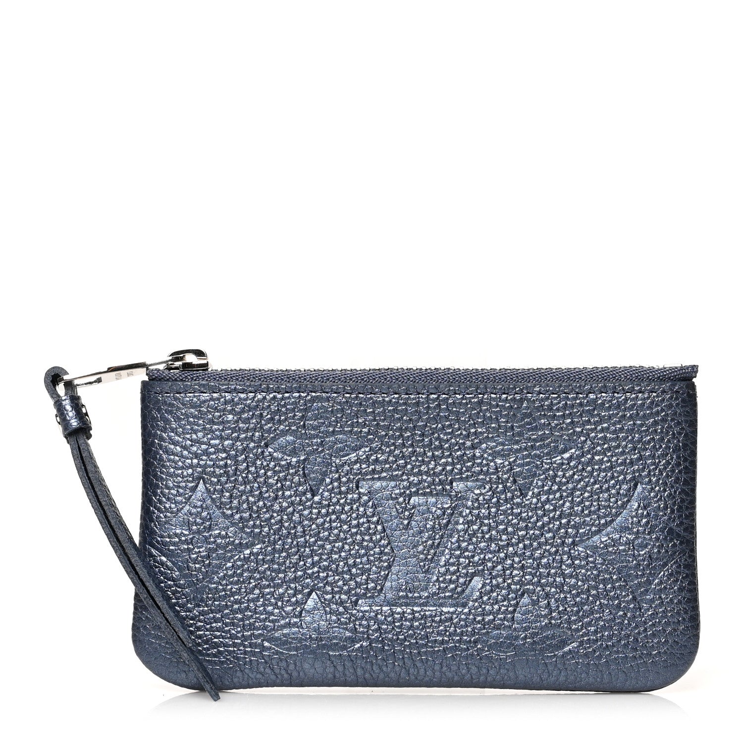 Louis Vuitton Metallic Empreinte Monogram Giant Key Pouch Navy
