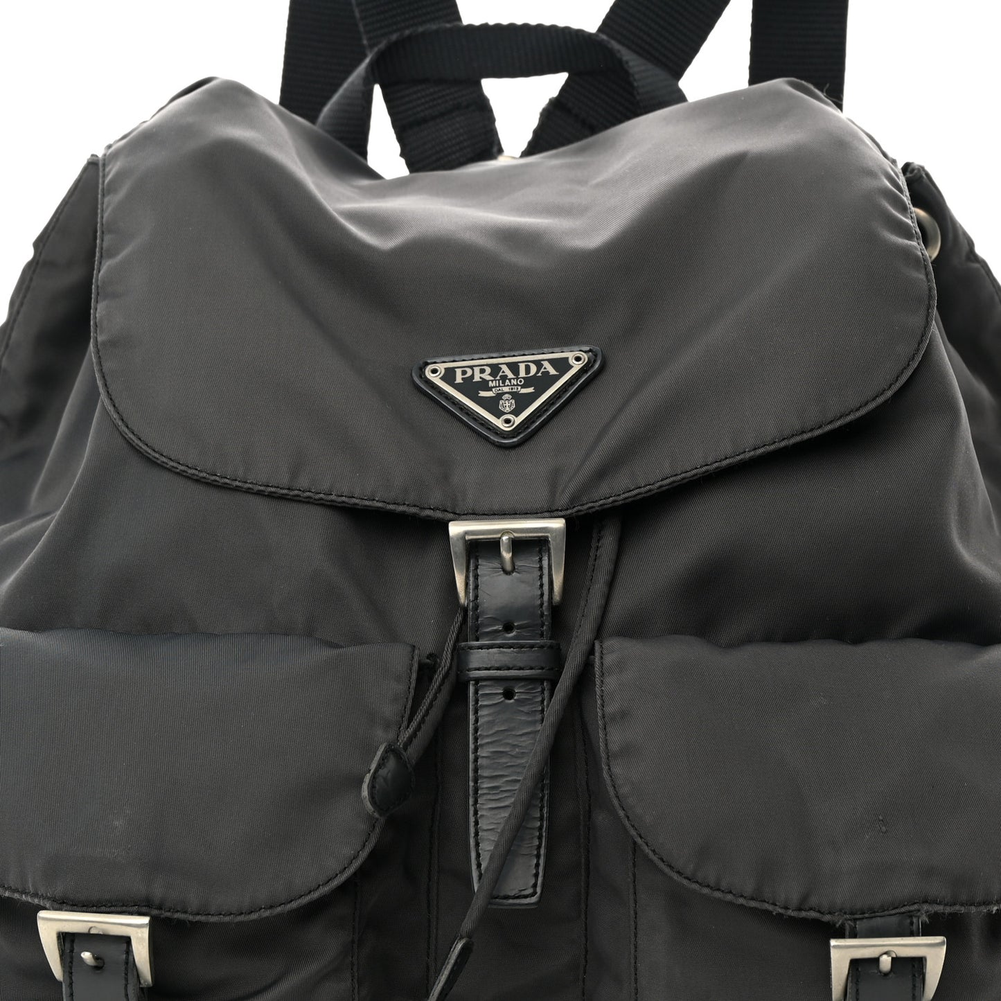 Nylon Vela Large Backpack Ardesia