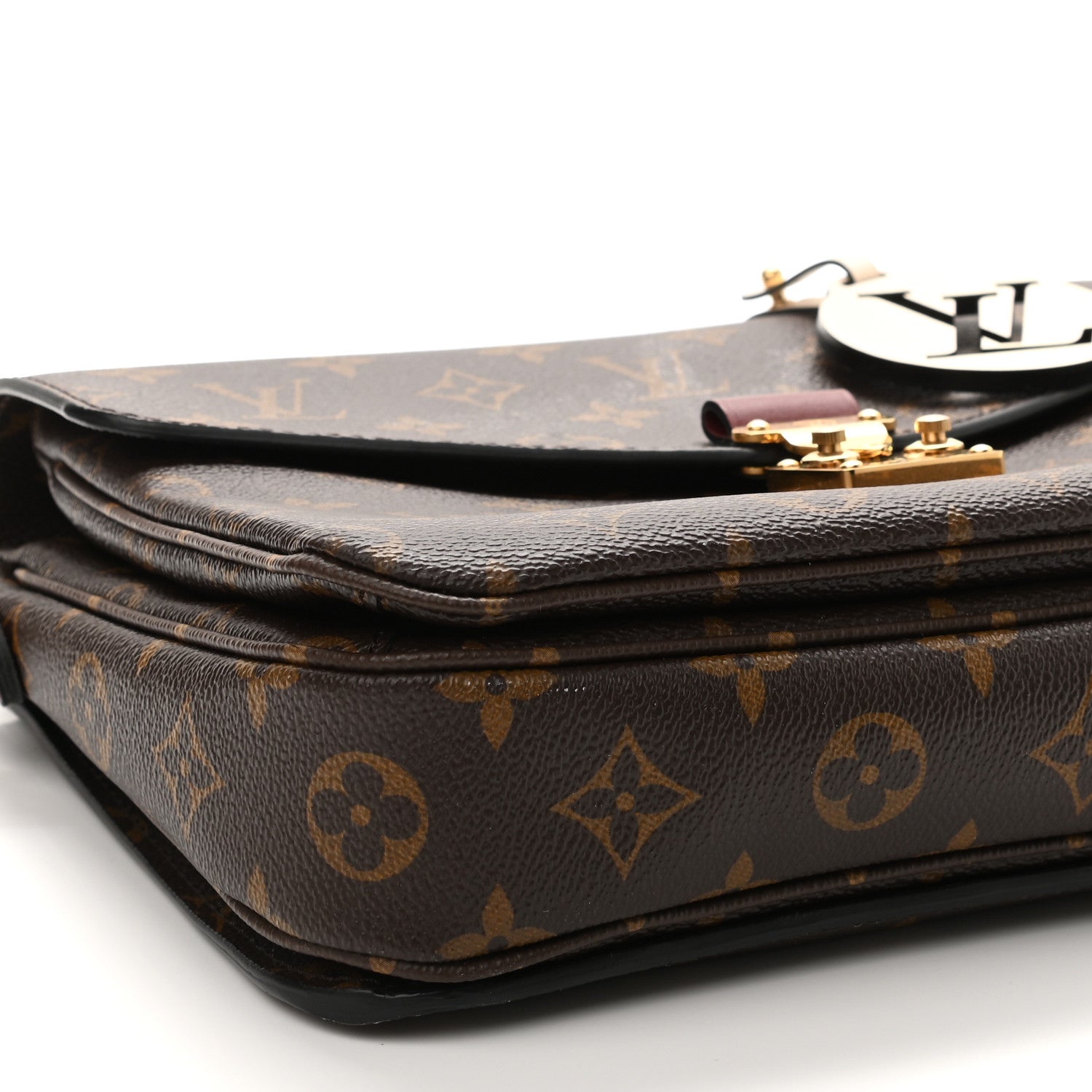 Louis Vuitton Monogram Braided Pochette Metis Safran 8 of 10