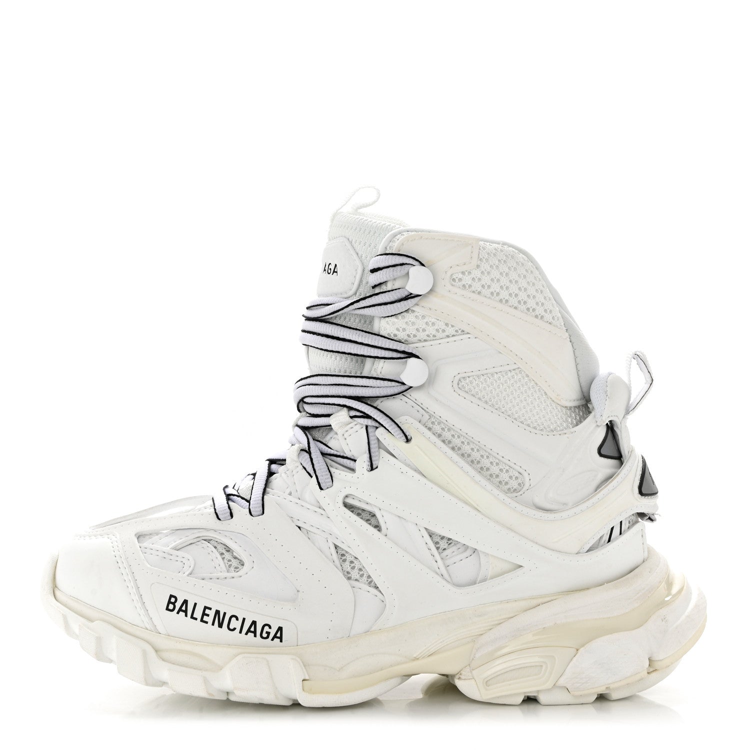 Balenciaga Mesh Nylon Womens Track Hike Sneakers 35 White 1 of 9