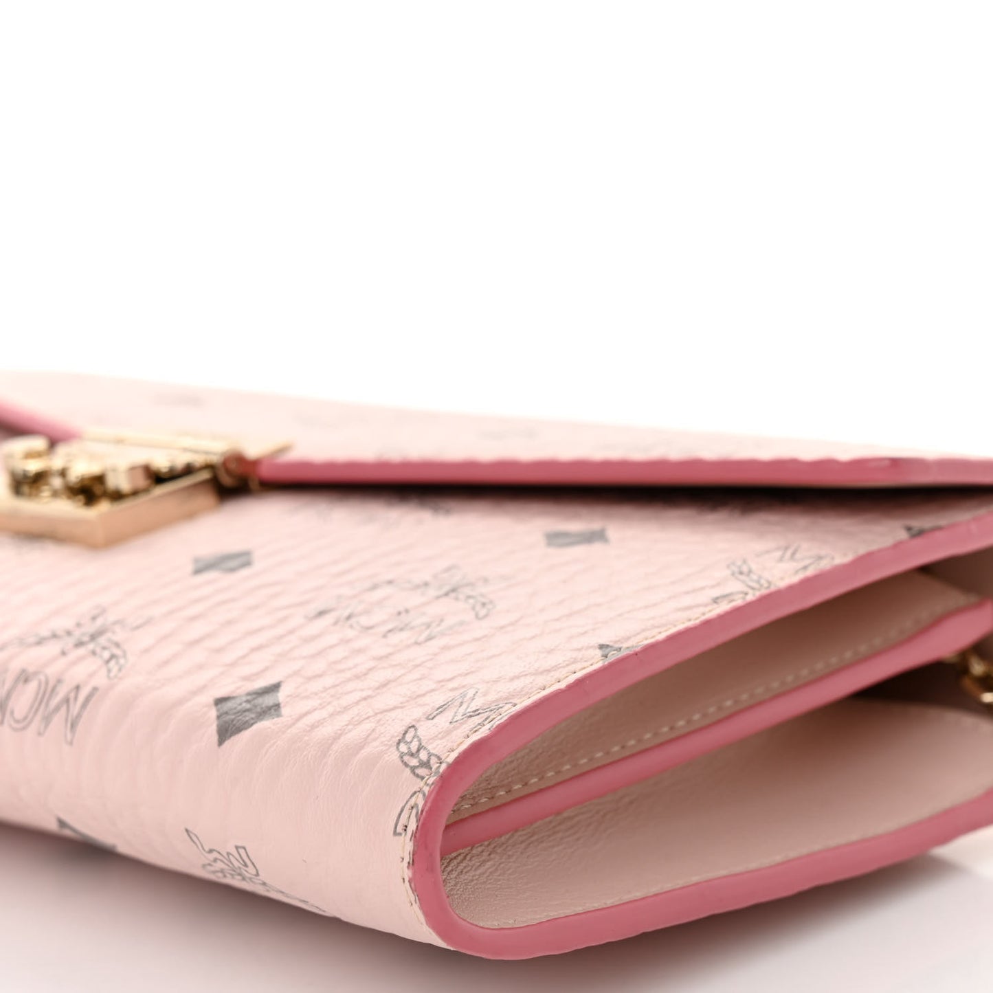 Visetos Medium Patricia Wallet On Chain Soft Pink