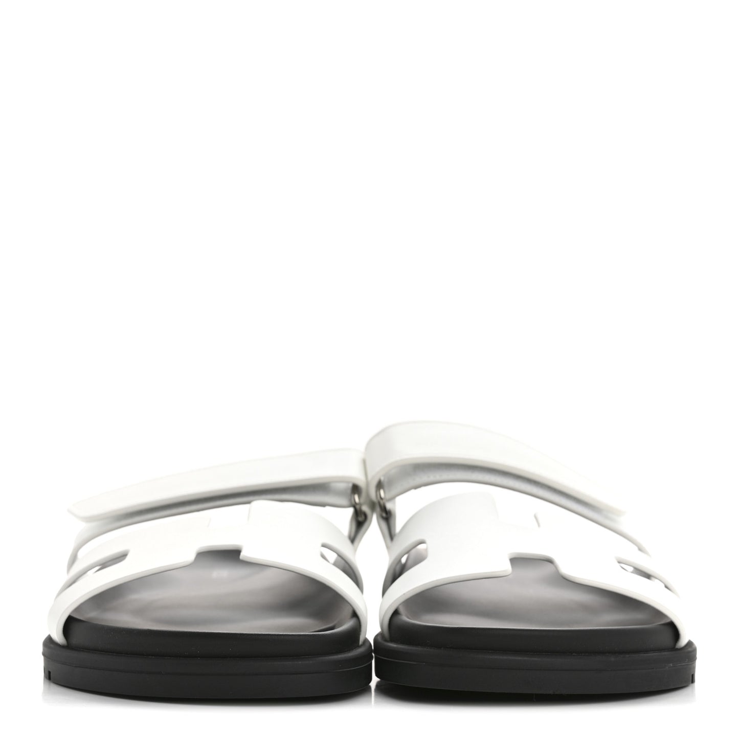 Calfskin Womens Chypre Sandals 37 White
