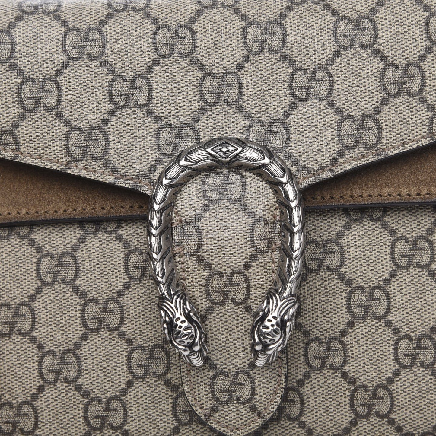 GG Supreme Monogram Mini Dionysus Shoulder Bag Taupe