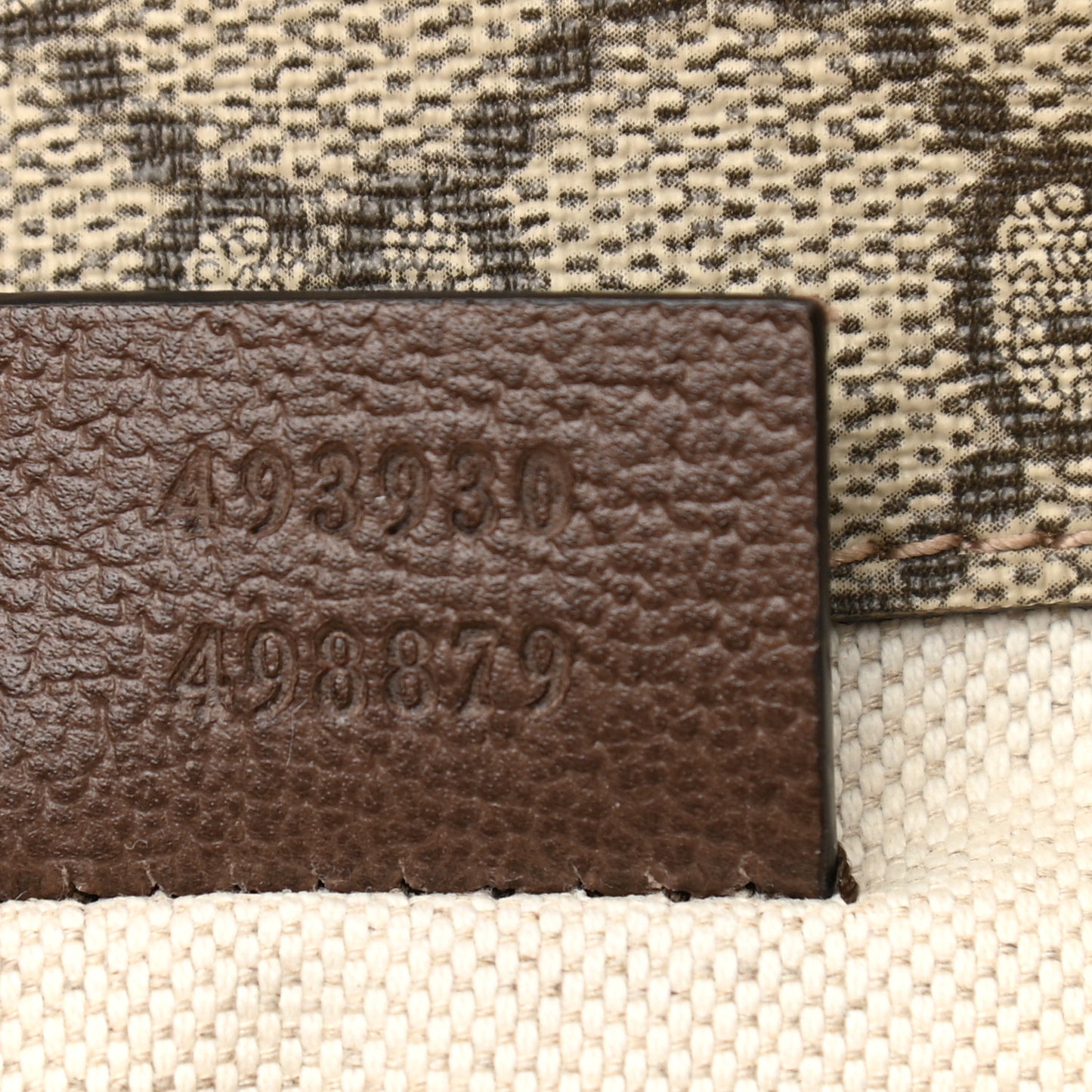 GG Supreme Monogram Neo Vintage Web Belt Bag Brown