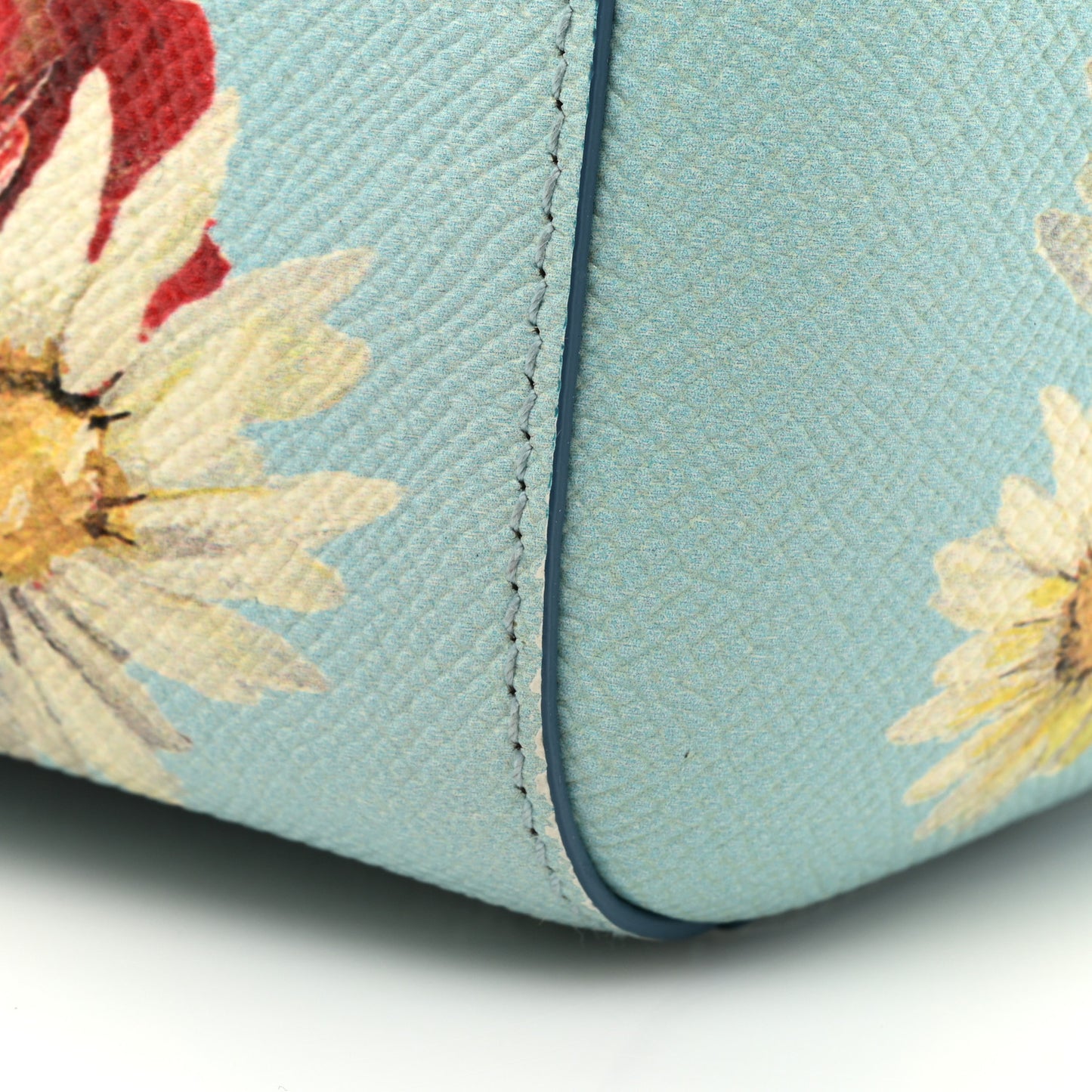 Dauphine St.Giap Papaveri Print Medium Miss Sicily Satchel Celeste