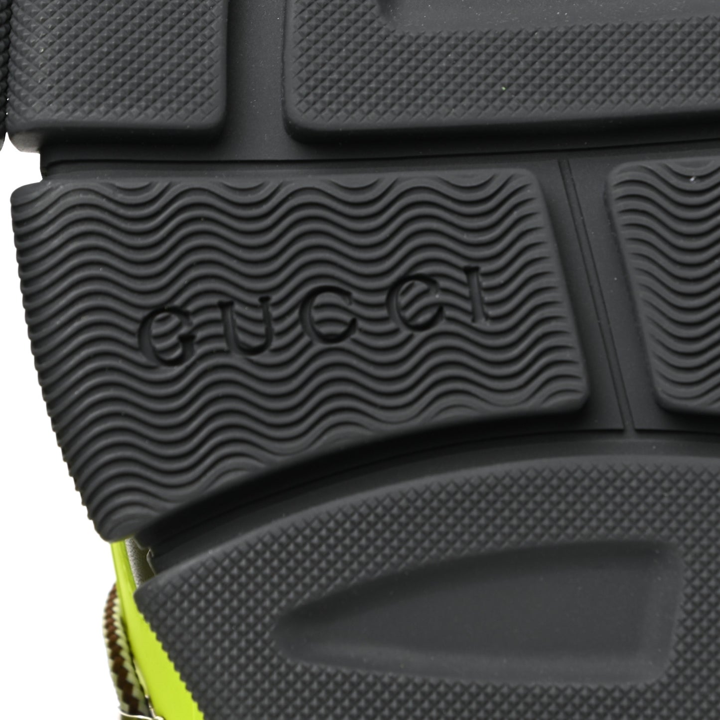 X SEGA Mesh Technical Canvas Calfskin Reflective Mens Flashtrek Sneakers 9 Neon Yellow Lotus