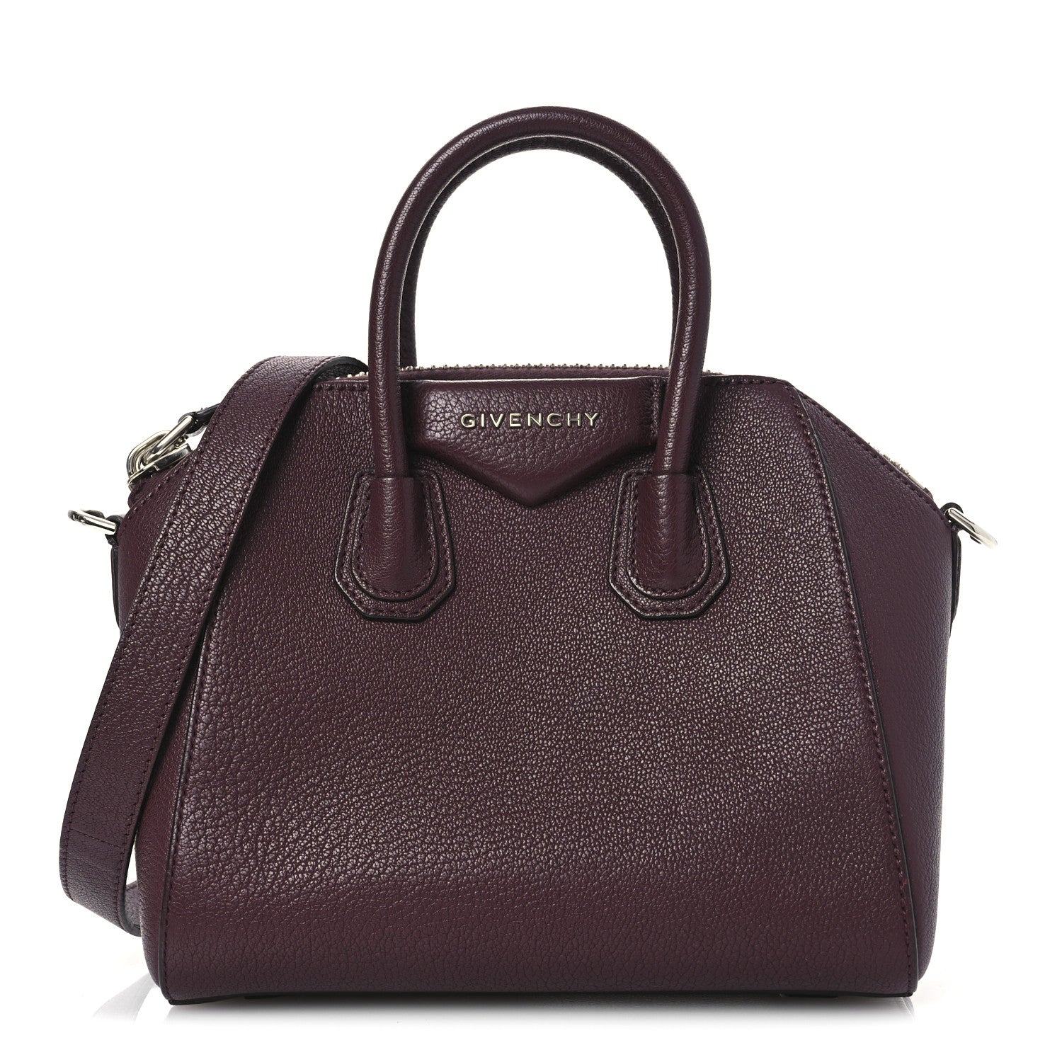 Givenchy Sugar Goatskin Mini Antigona Oxblood 1 of 13