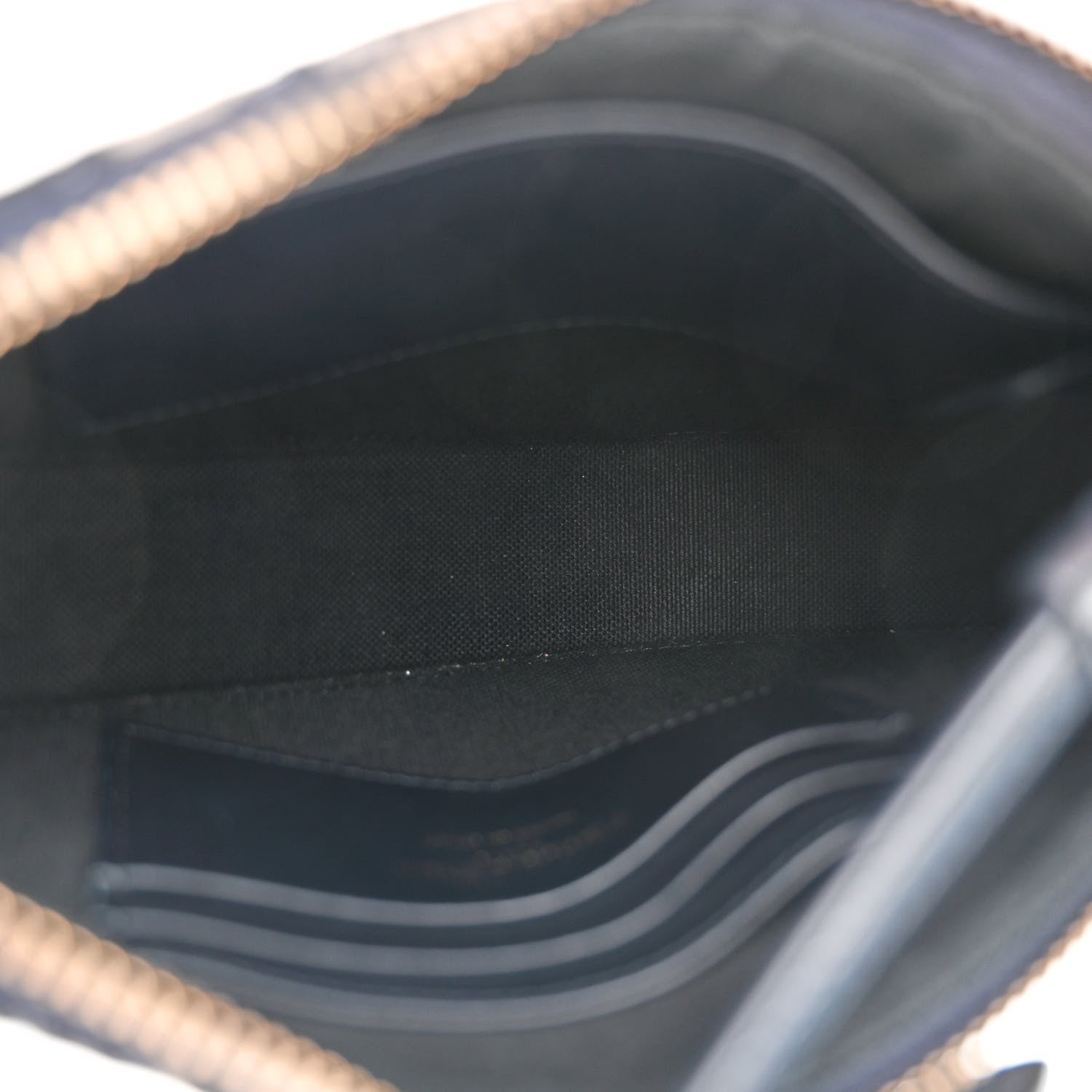 Christian Dior Oblique Saddle Rodeo Pouch Navy Blue 5 of 11