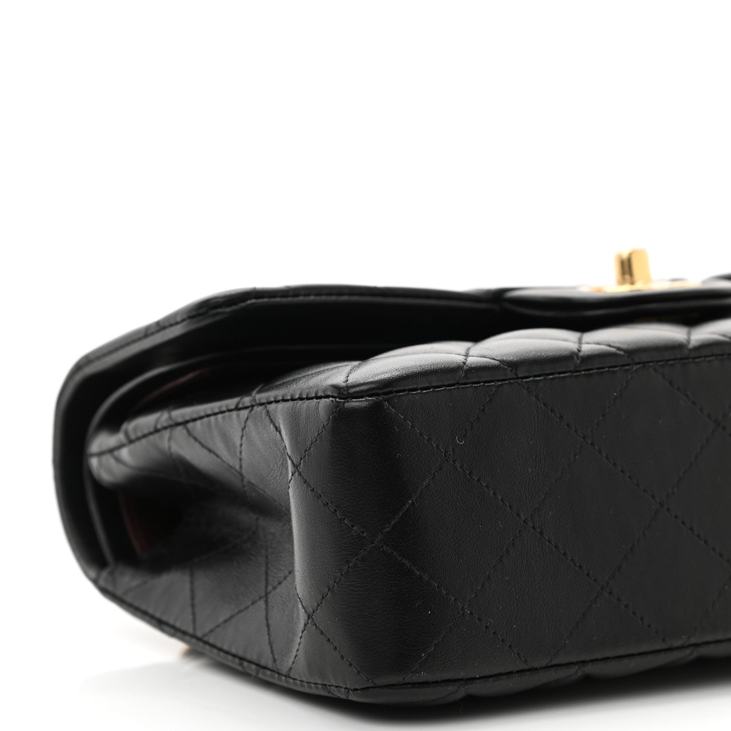 Chanel Lambskin Quilted Small Double Flap Black 9 of 10