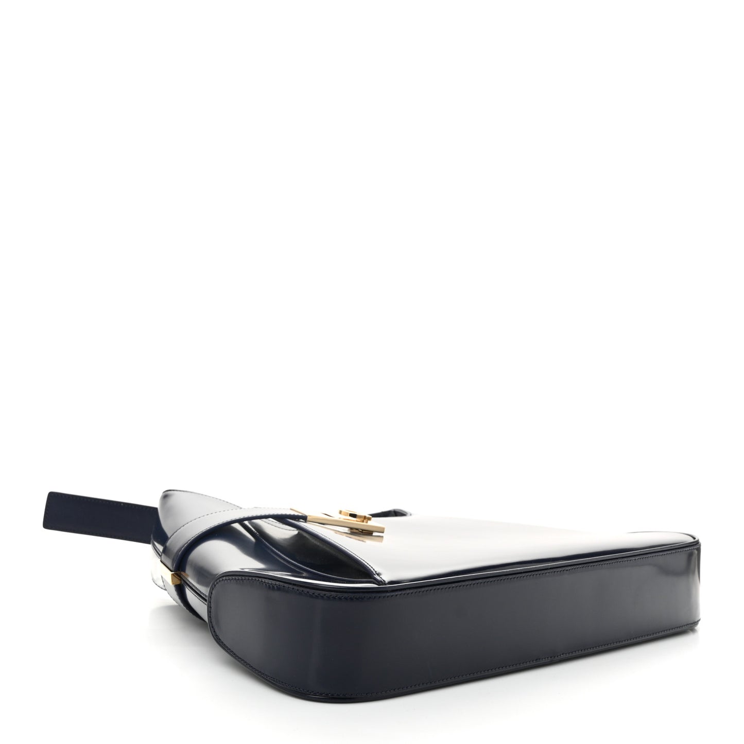 Brushed Calfskin Gancini Hobo Midnight