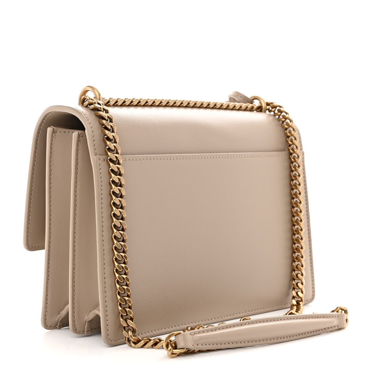 Calfskin Medium Monogram Sunset Dark Beige