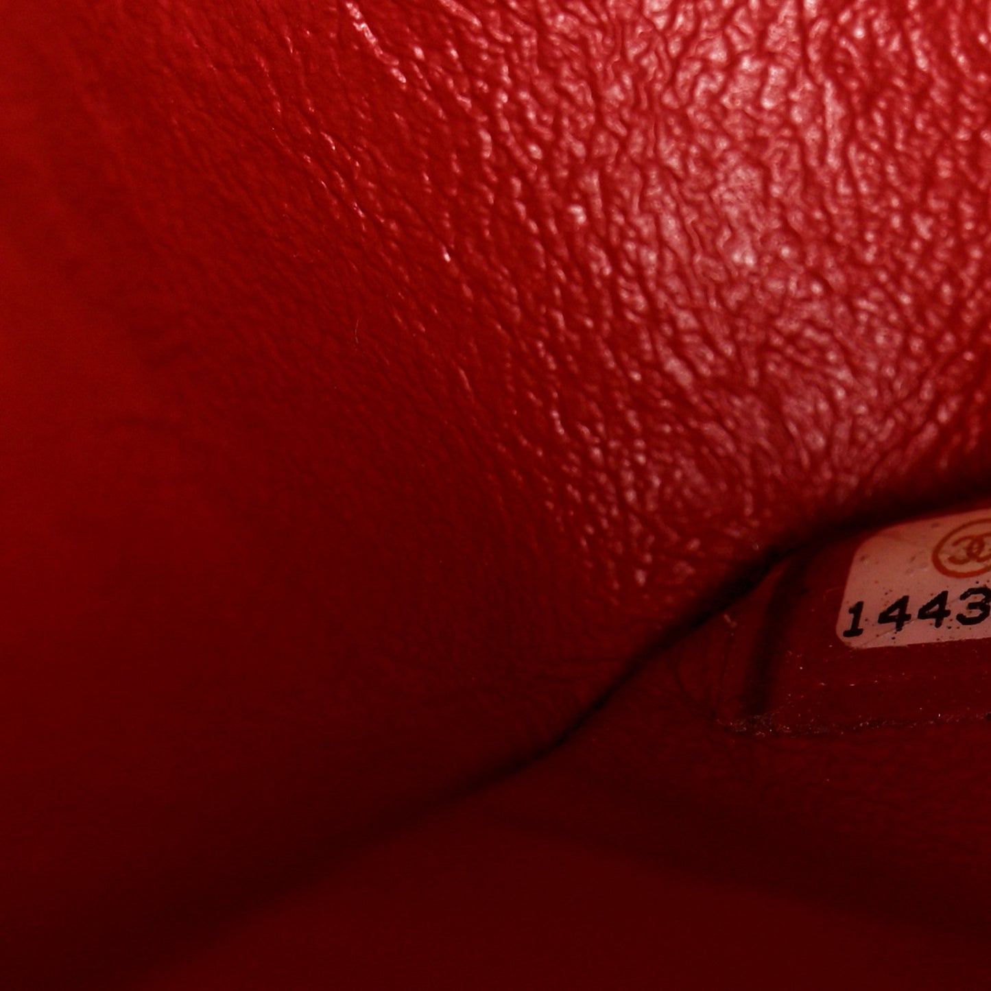 Patent Quilted Jumbo Double Flap Dark Red