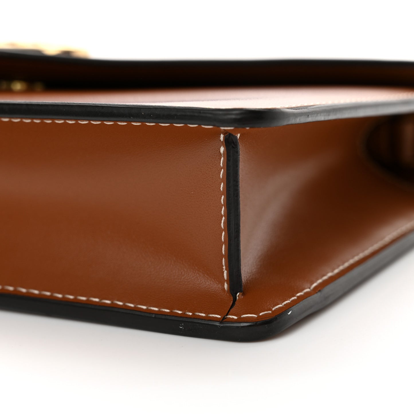 Triomphe Canvas Maillon Wallet On Chain Bag Tan