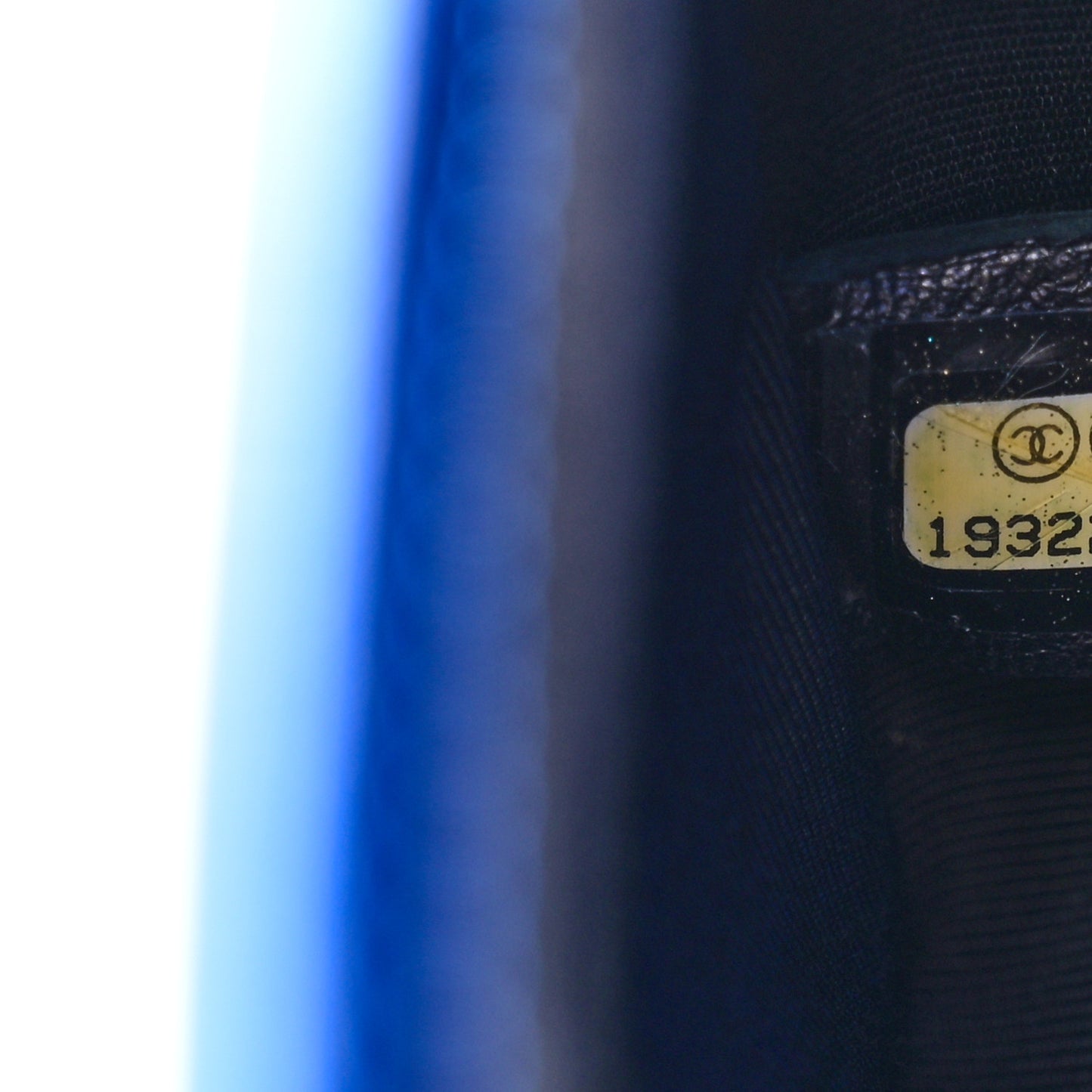 Metallic Patent Quilted Medium Boy Flap Blue