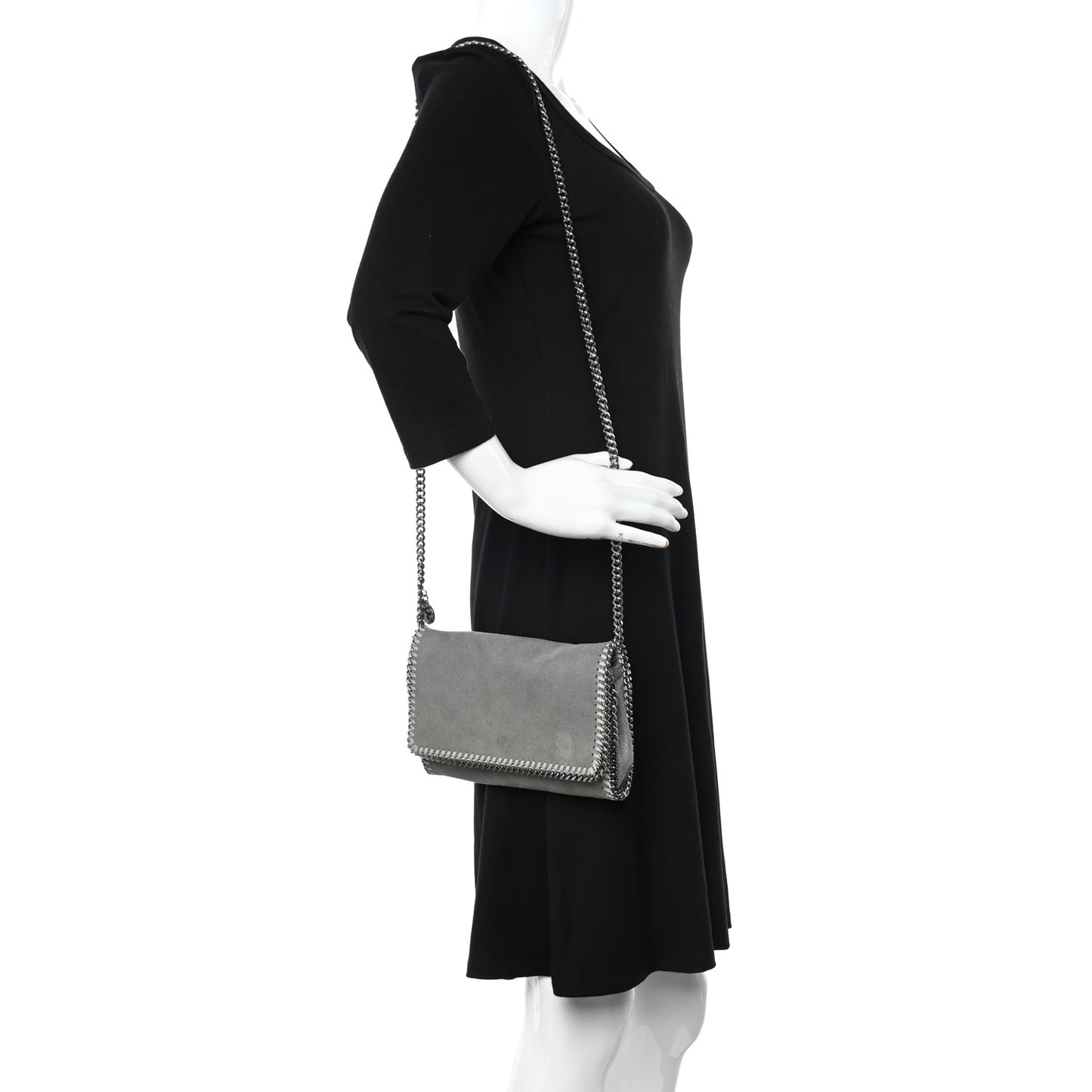 Shaggy Deer Falabella Messenger Grey