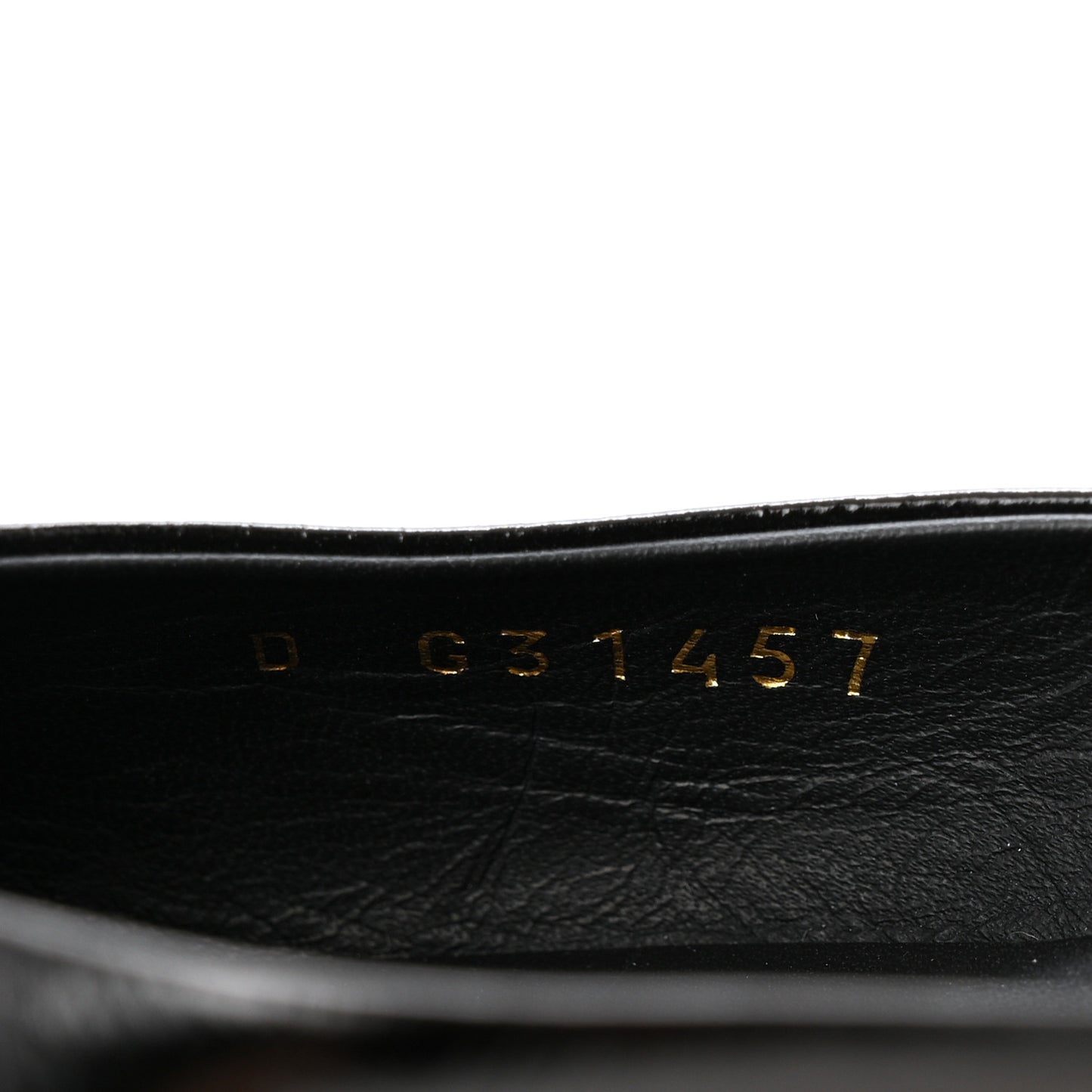 Patent Calfskin Cap Toe CC Slingback Pumps 40 Black
