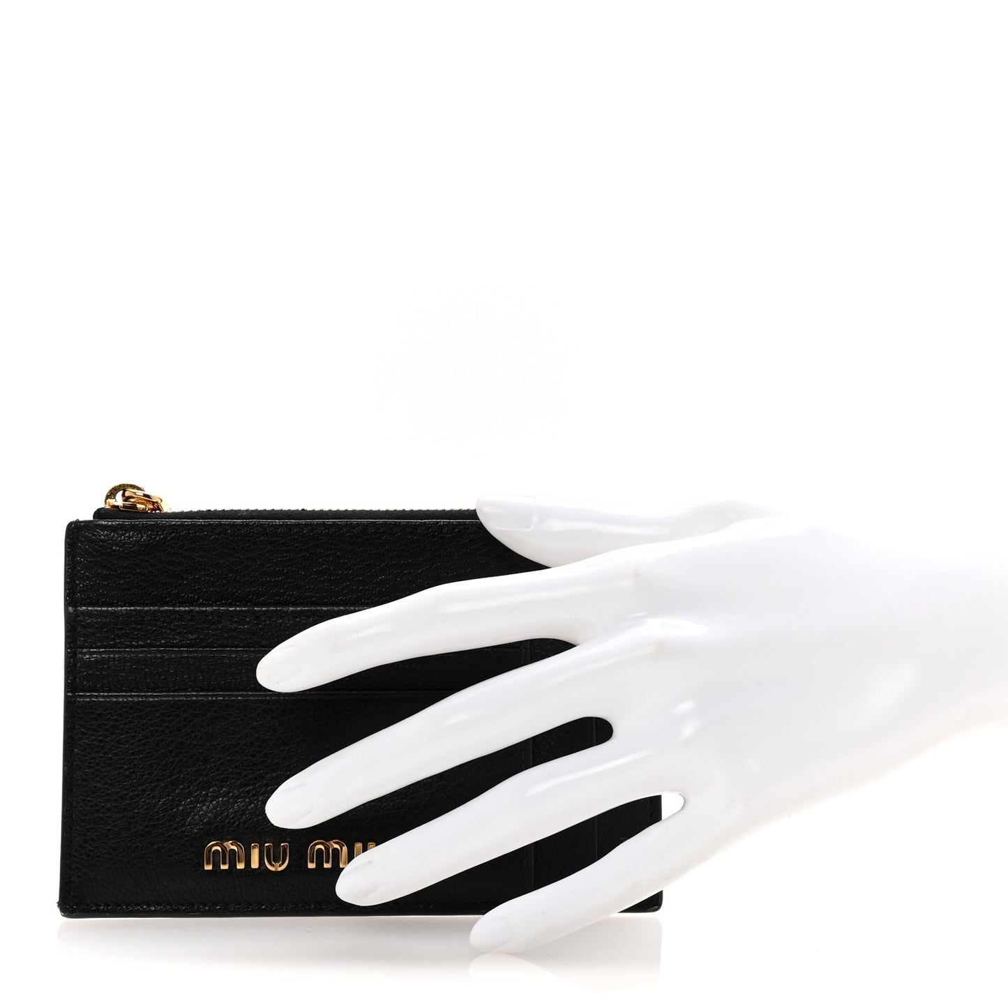 Madras Zip Card Case Black