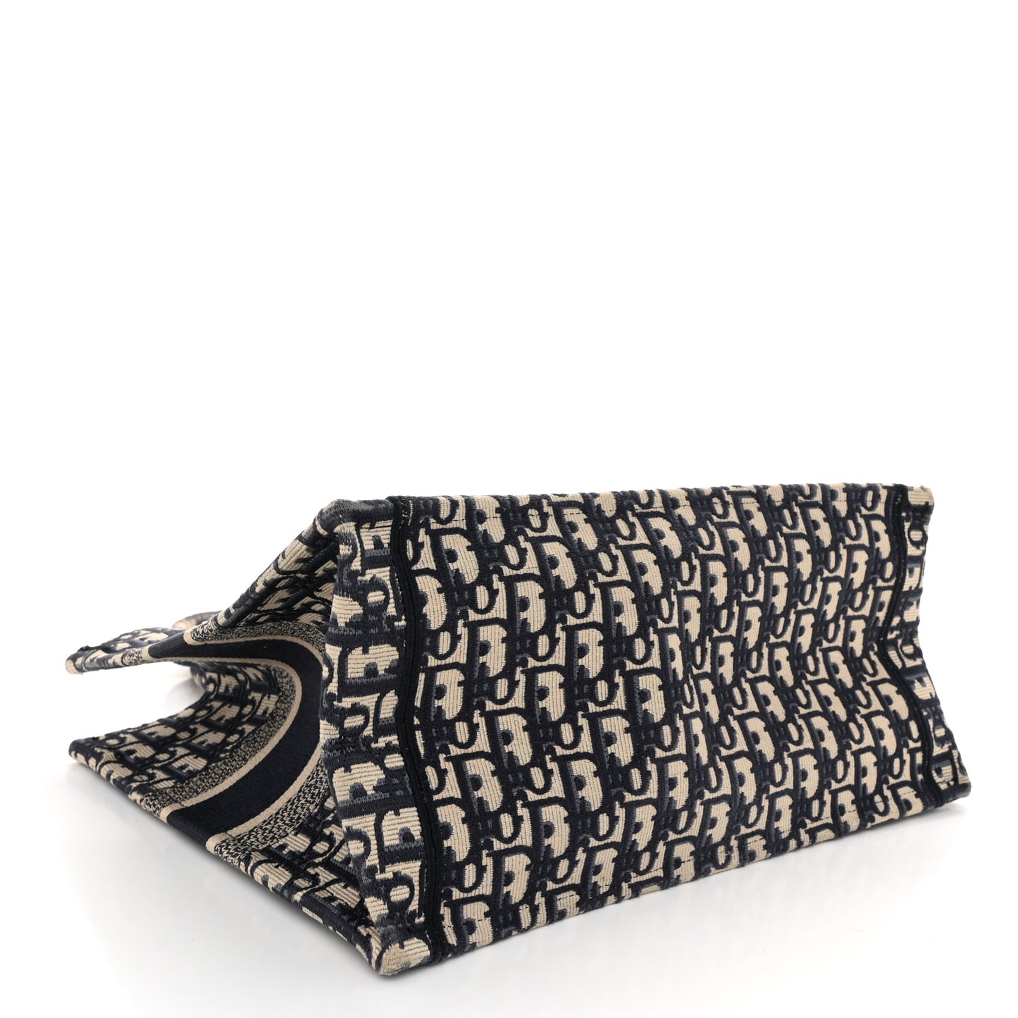 Oblique Medium Book Tote Blue Multicolor