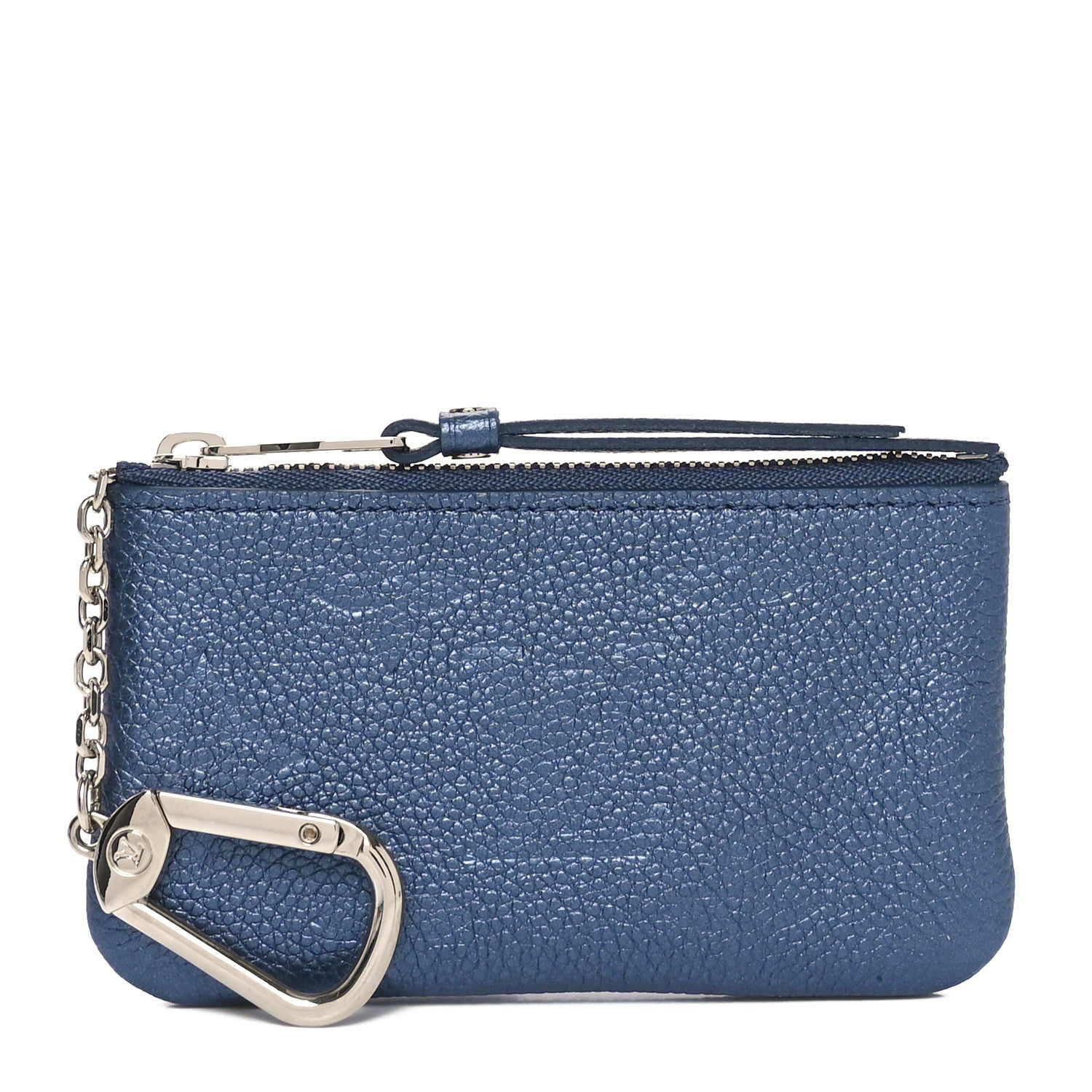 Louis Vuitton Metallic Empreinte Monogram Giant Key Pouch Navy