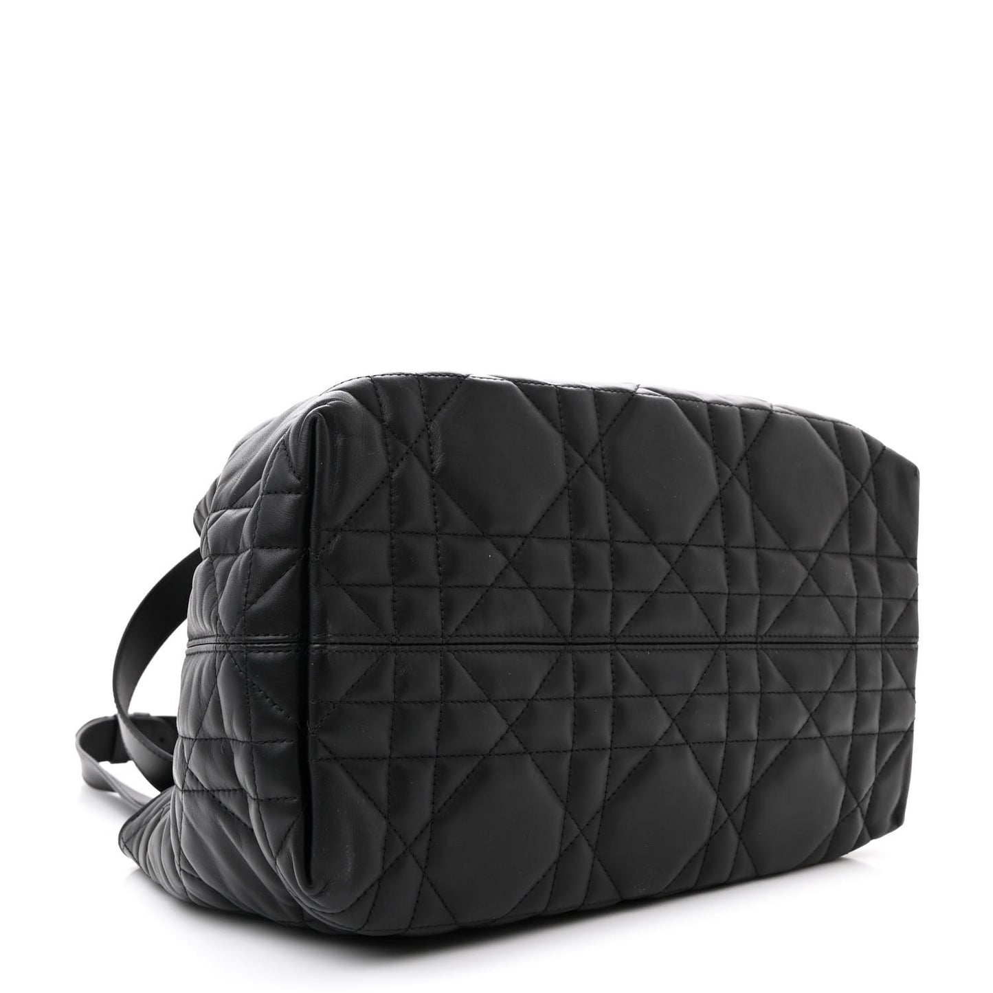 Calfskin Macrocannage Medium Toujours Black