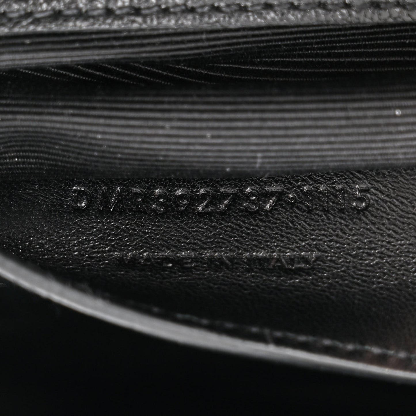 Sheepskin Matelasse Chevron Monogram Medium College Bag Black