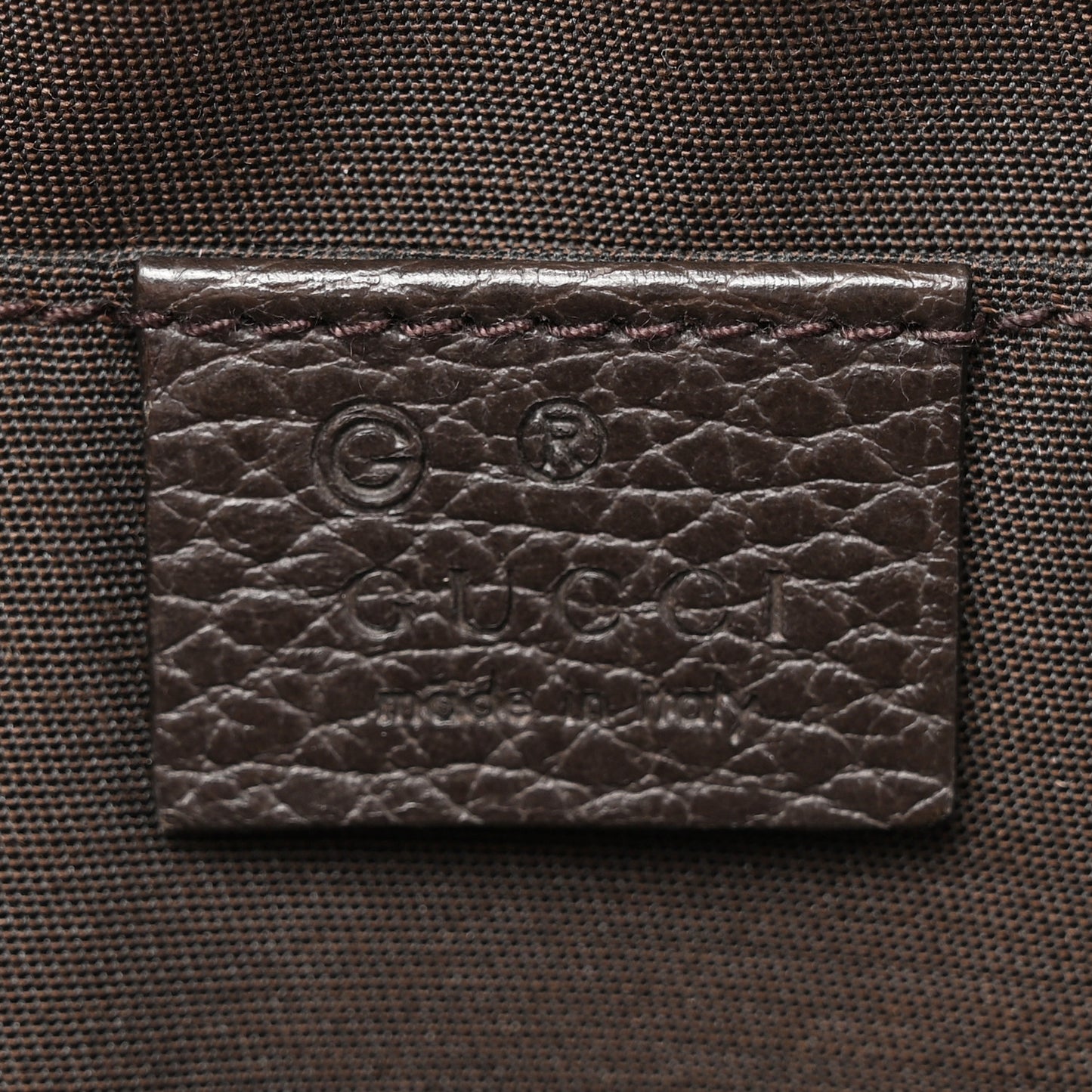 Monogram Belt Bag Dark Brown