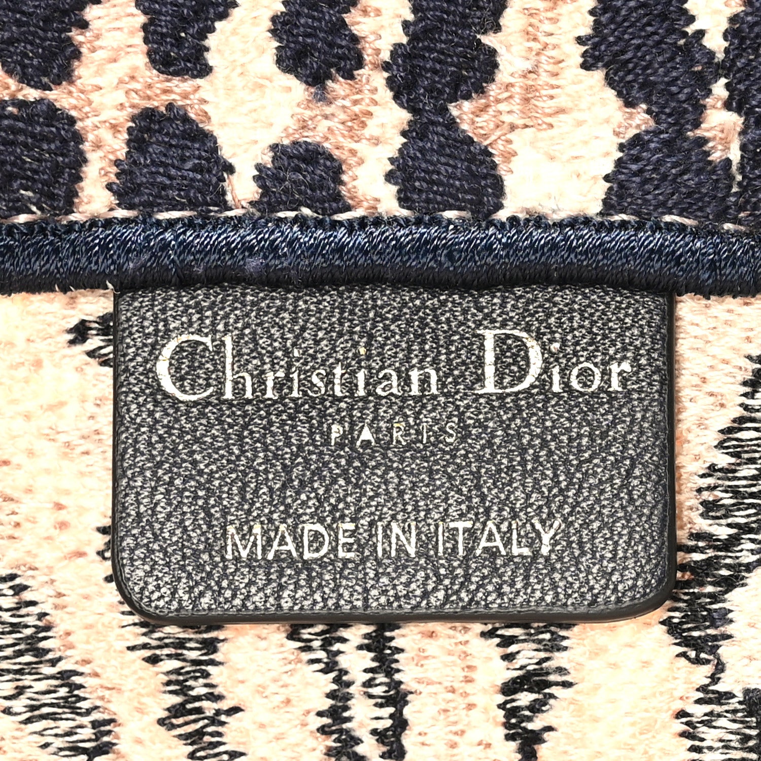 Christian Dior Canvas Embroidered Tie Dye Large Book Tote Multicolor 6 of 9
