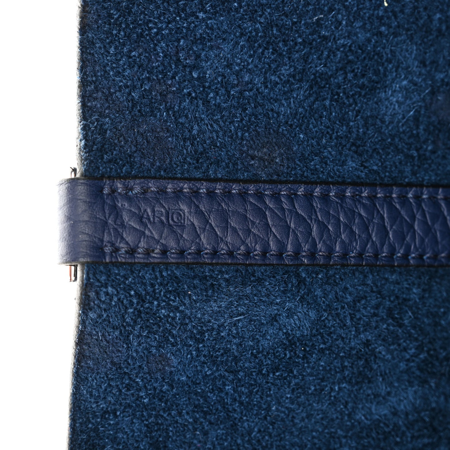 Taurillon Clemence Picotin Lock 22 MM Bleu De Malte