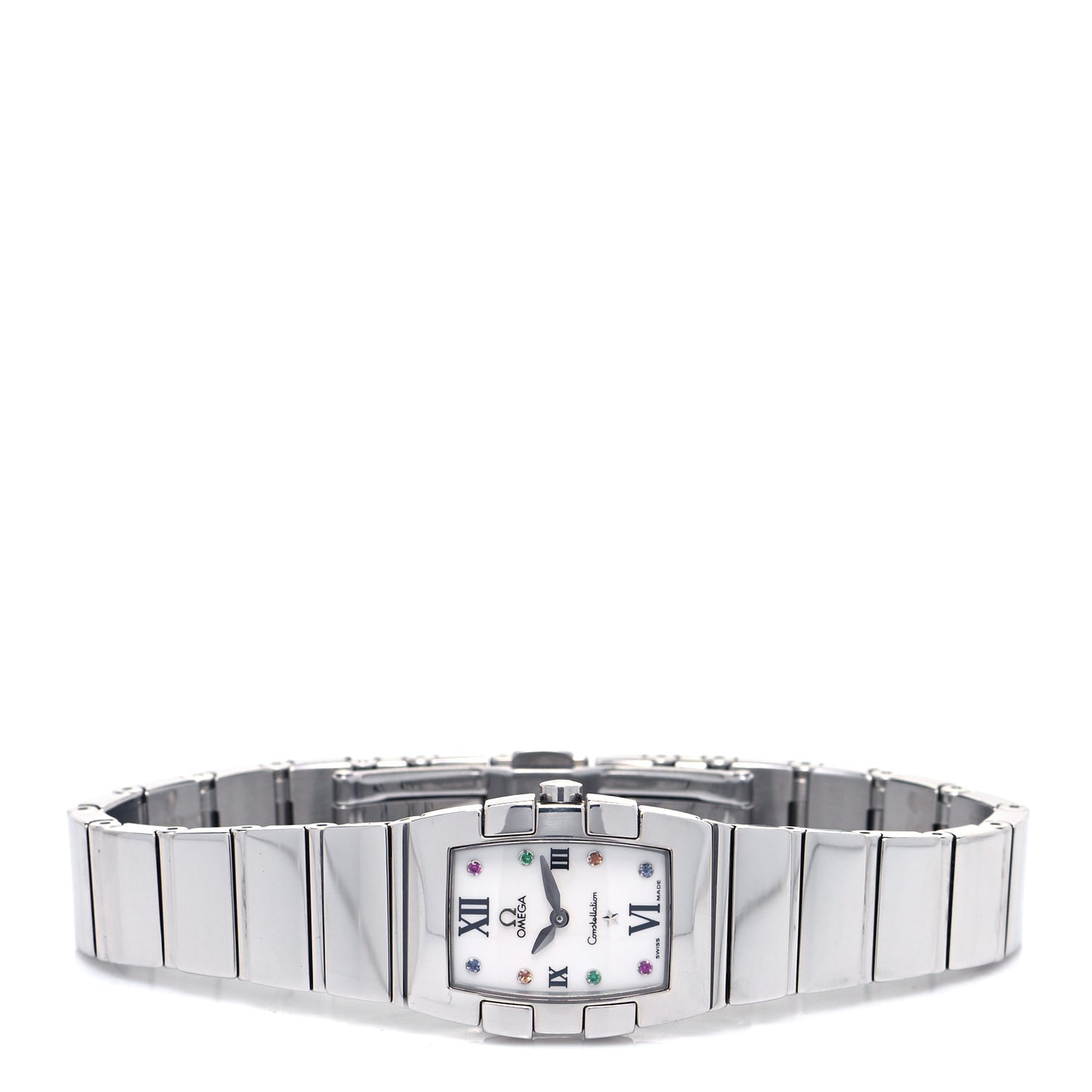 Stainless Steel Multi Gemstone 26mm Constellation Quadrella Quartz Watch 1584.79.00