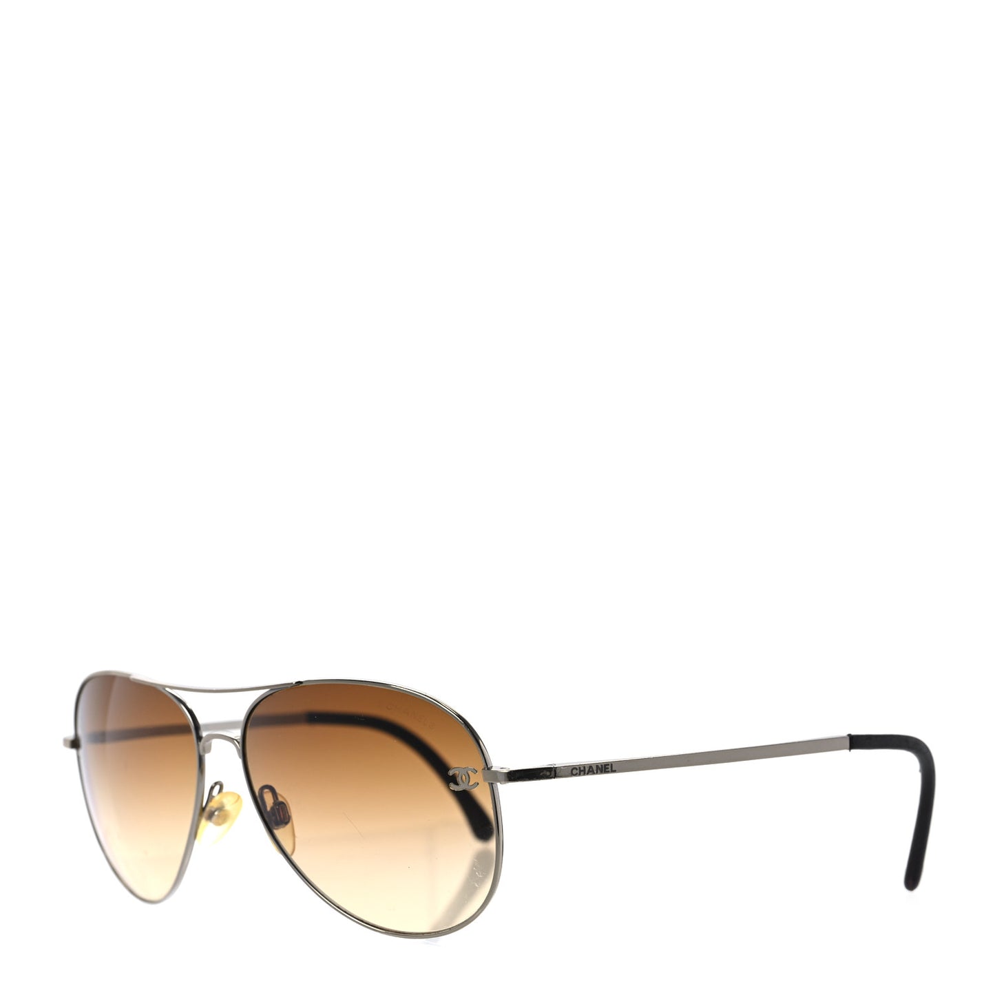 Metal Polarized Aviator CC Sunglasses 4189-T-Q Brown