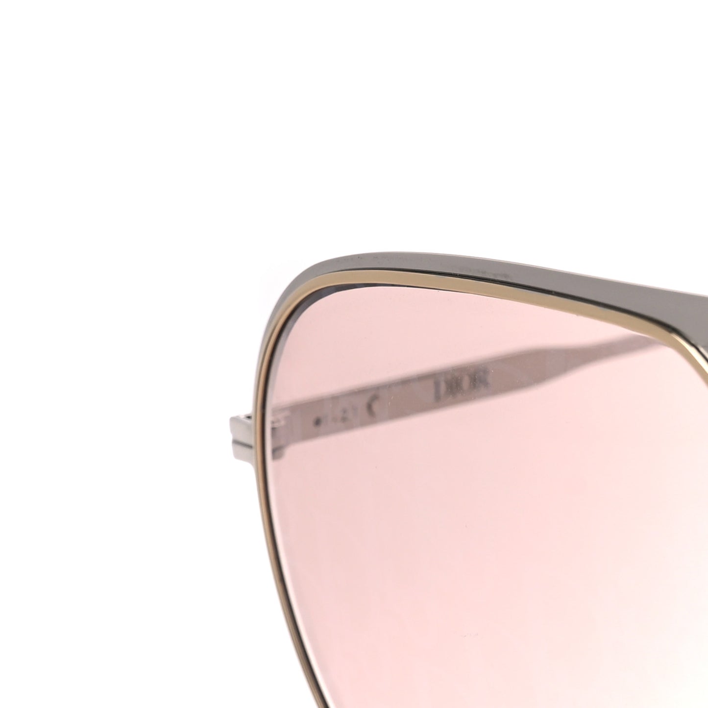 Oblique DiorEssential A2U Aviator Sunglasses Pink Silver