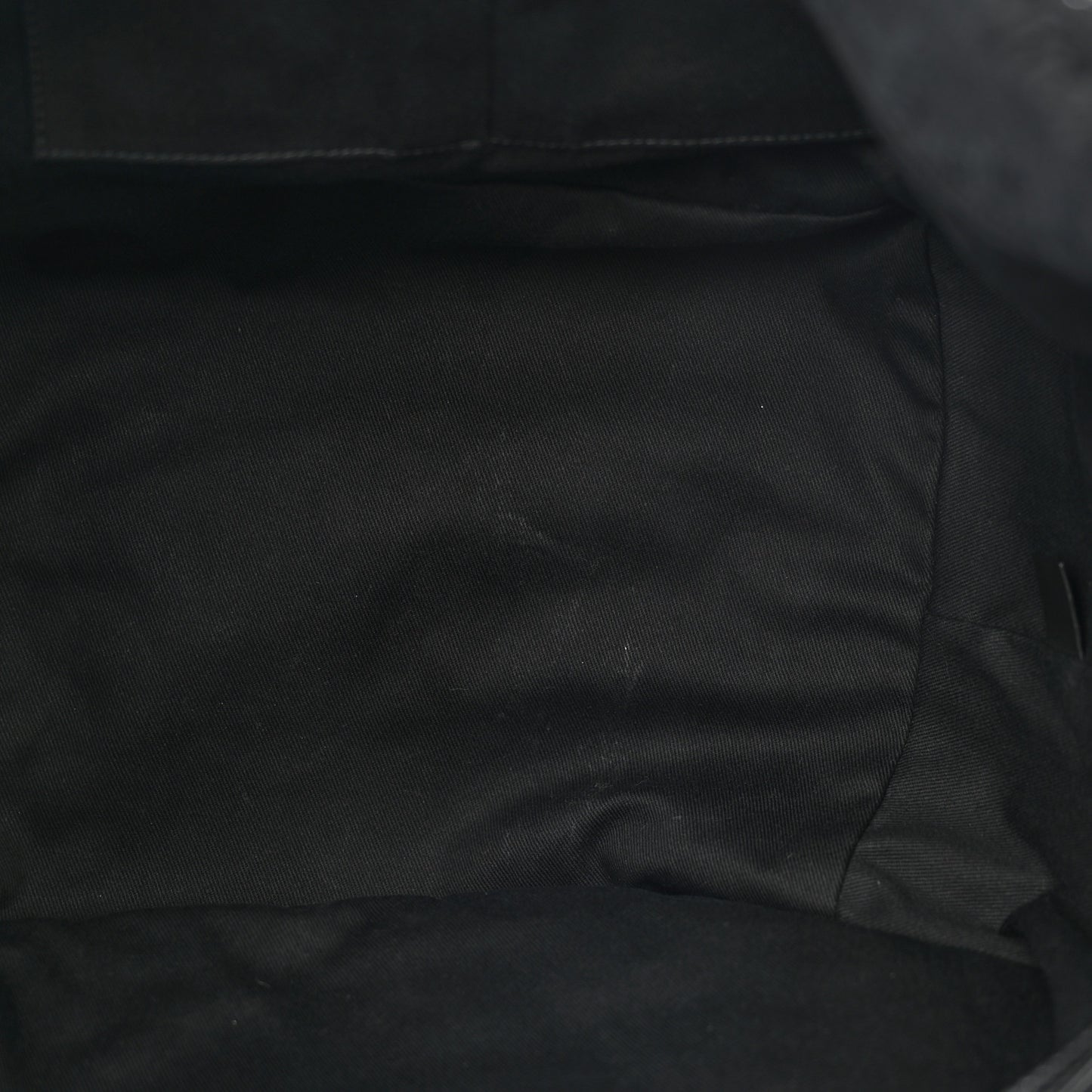 Canvas Small Double Face Tote Black