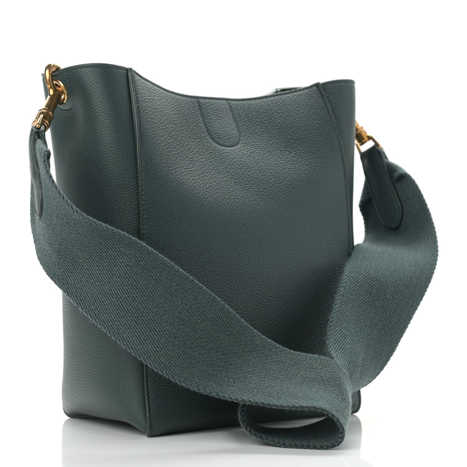 Celine Soft Grained Calfskin Small Sangle Bucket Bag Amazone 3 of 11