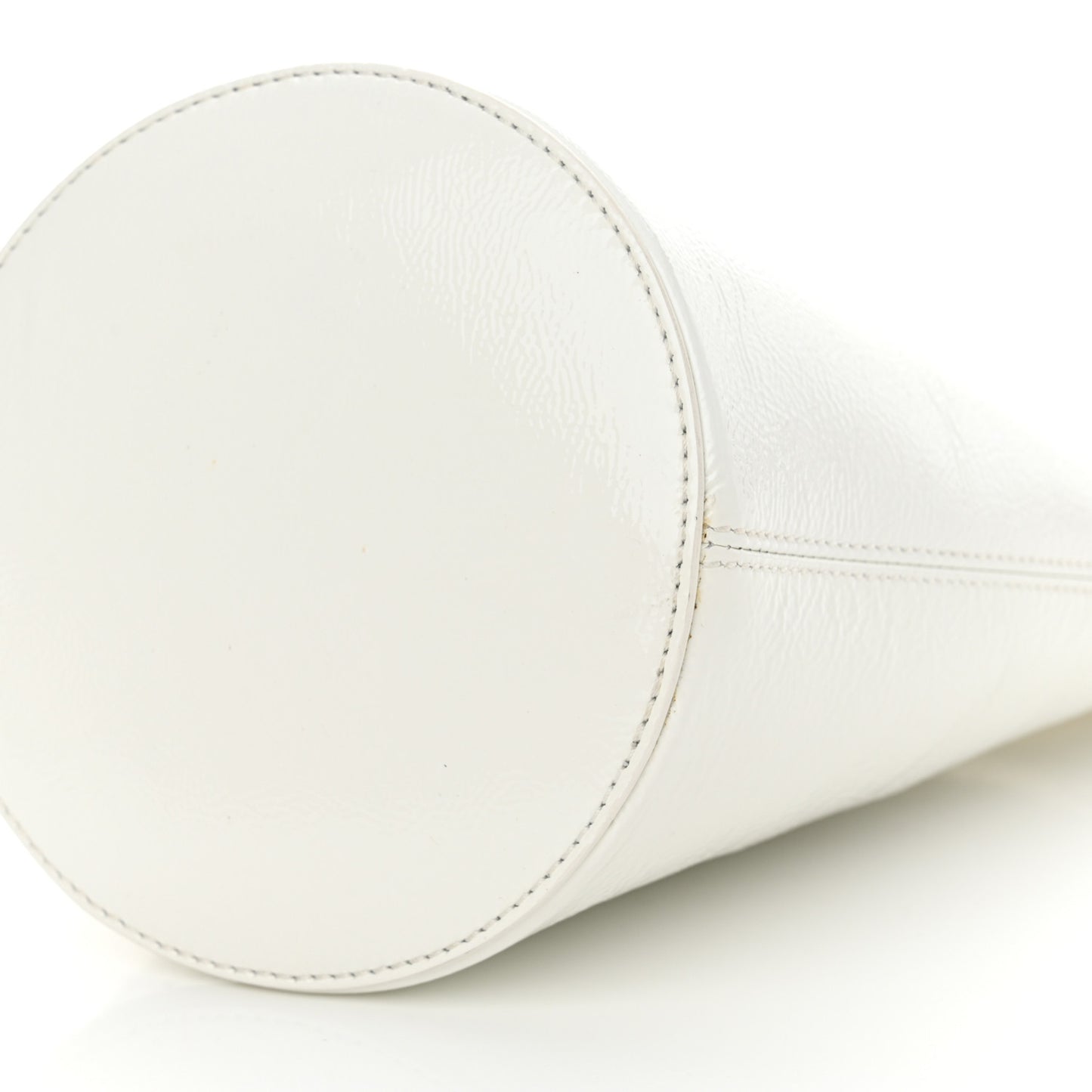 Patent Calfskin Etta Crossbody White