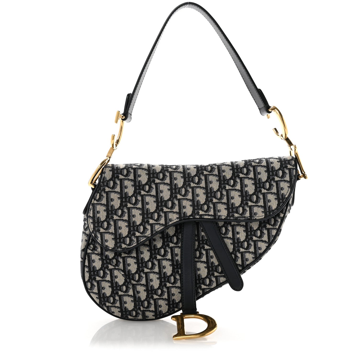 Christian Dior Oblique Saddle Bag Blue 1893700 – FASHIONPHILE
