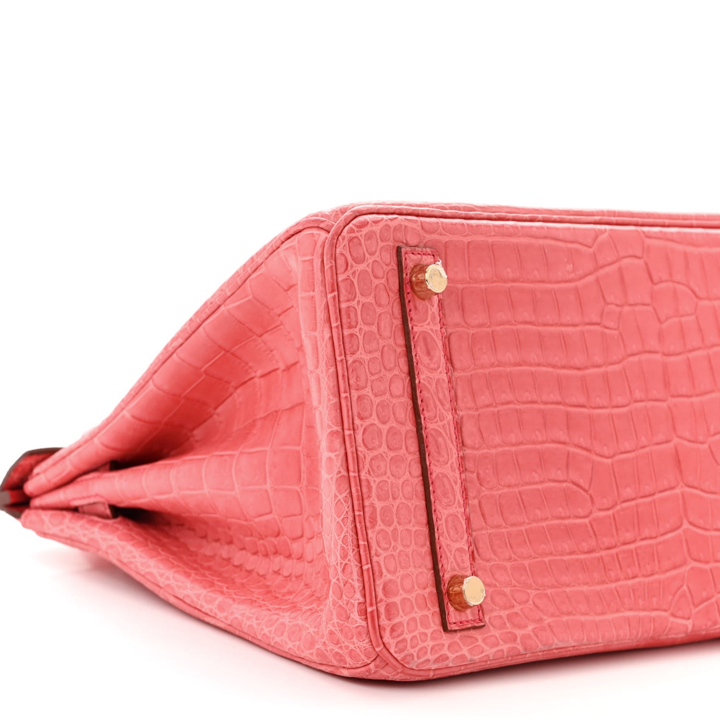 Matte Porosus Crocodile Birkin 30 Bougainvillea