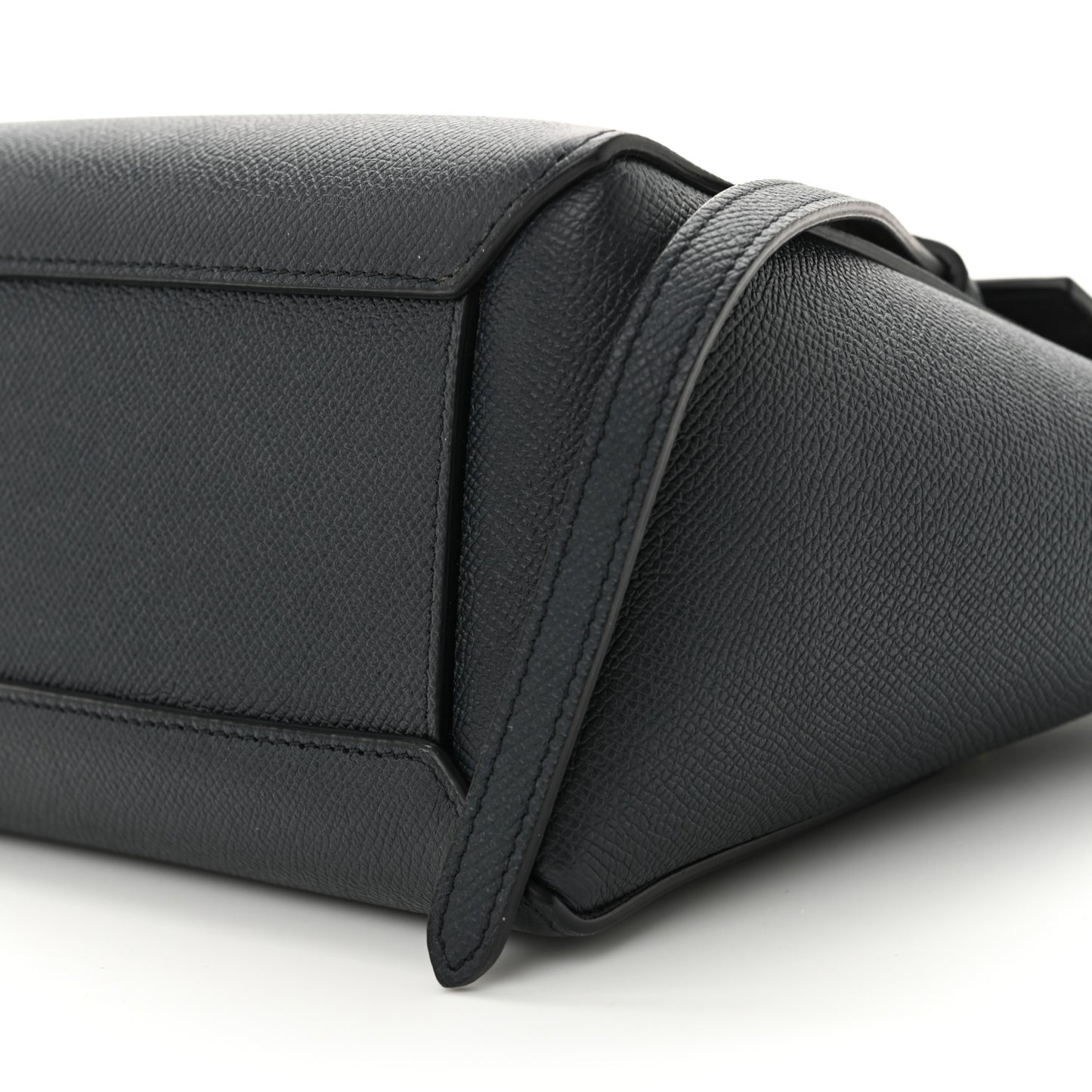 Grained Calfskin Nano Belt Bag Navy