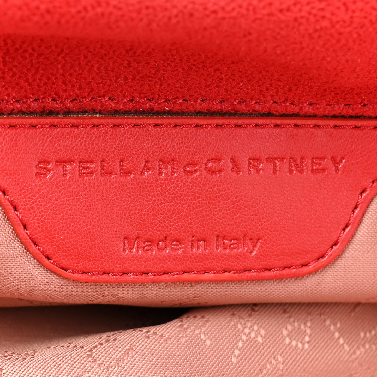 Shaggy Deer Mini Falabella Shoulder Bag Red