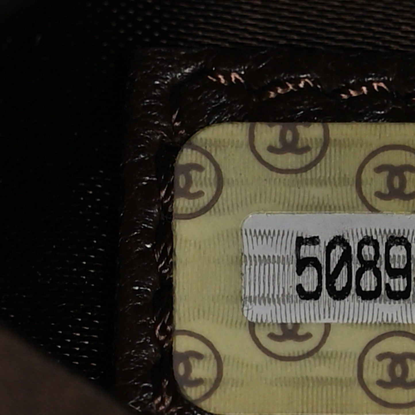 Suede Shopping Chain Tote Brown