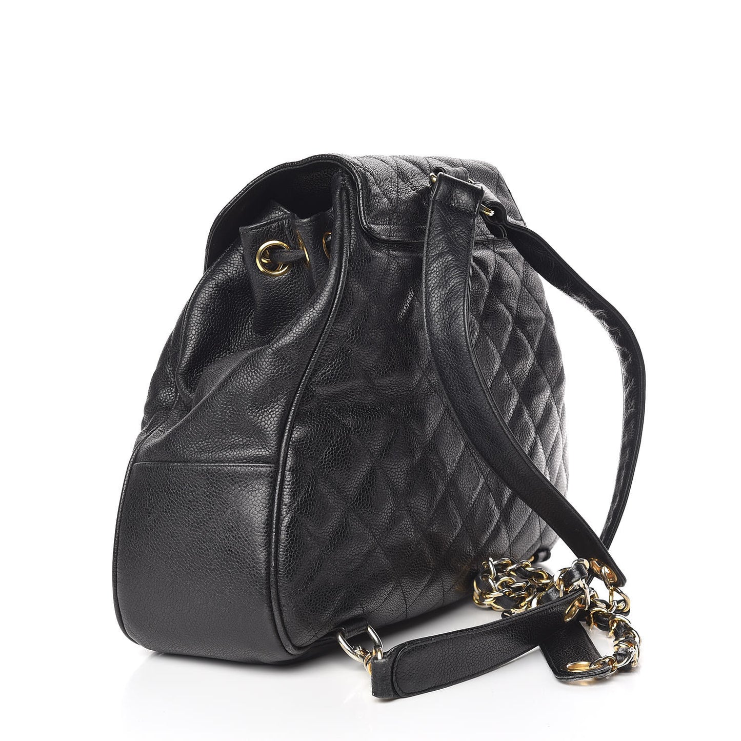 Caviar Quilted CC Backpack Black