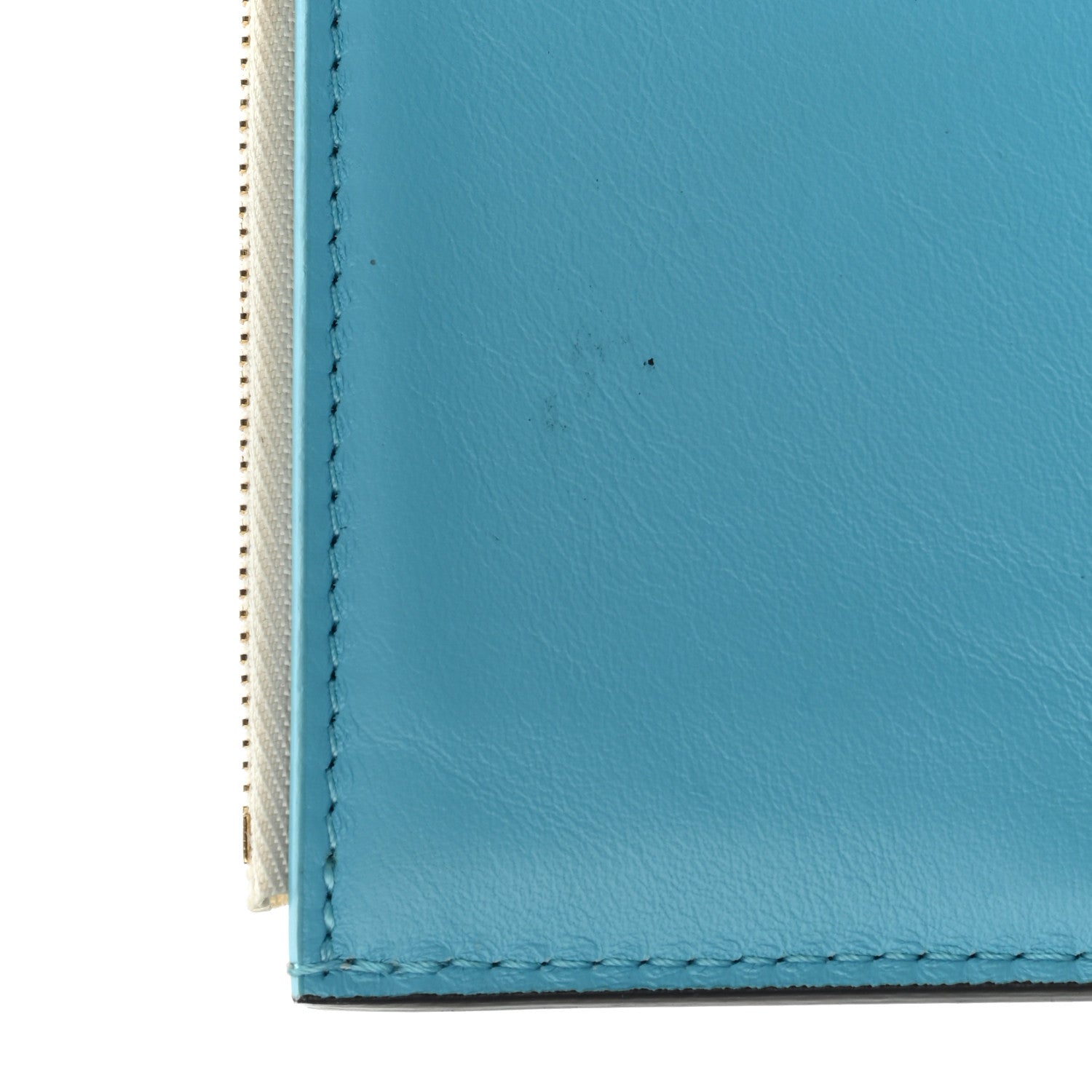 Louis Vuitton Smooth Calfskin LV Pont 9 Compact Wallet Creme 8 of 9