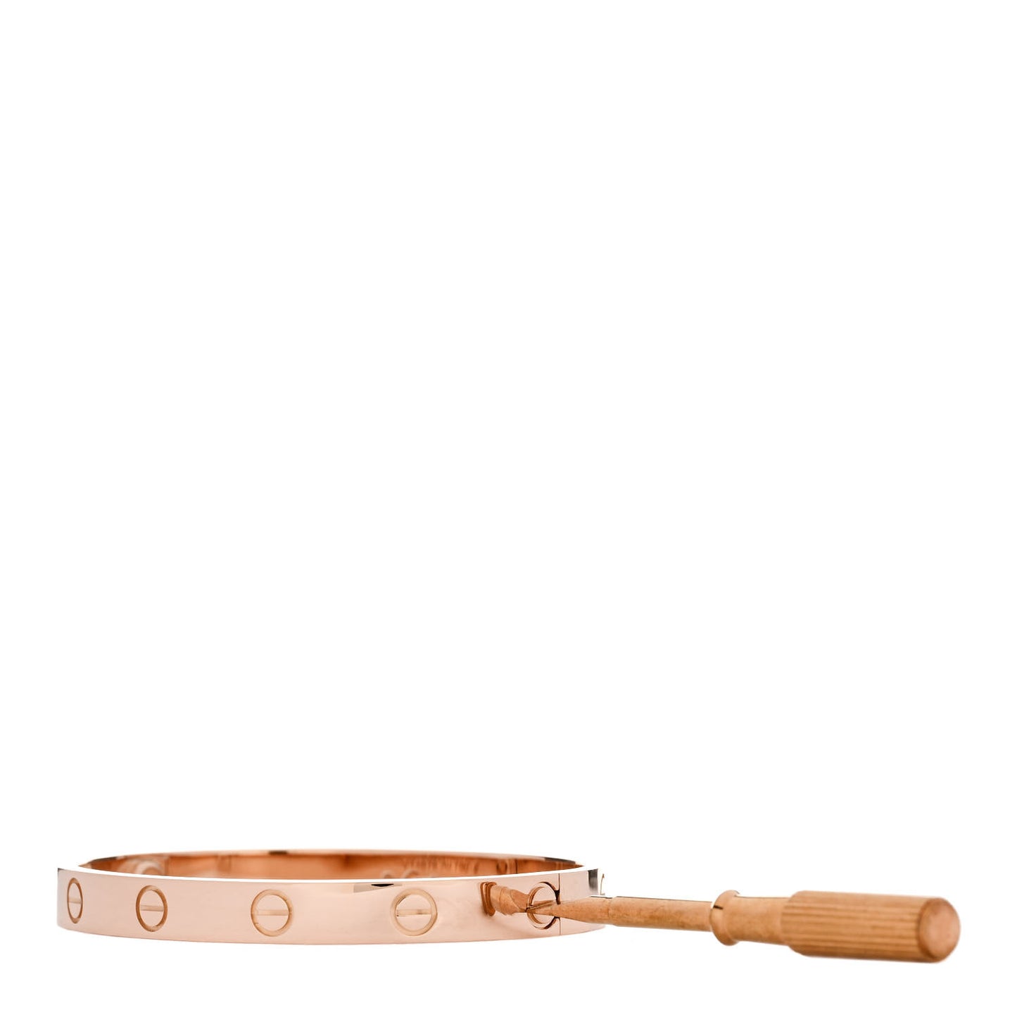 18K Pink Gold LOVE Bracelet 16