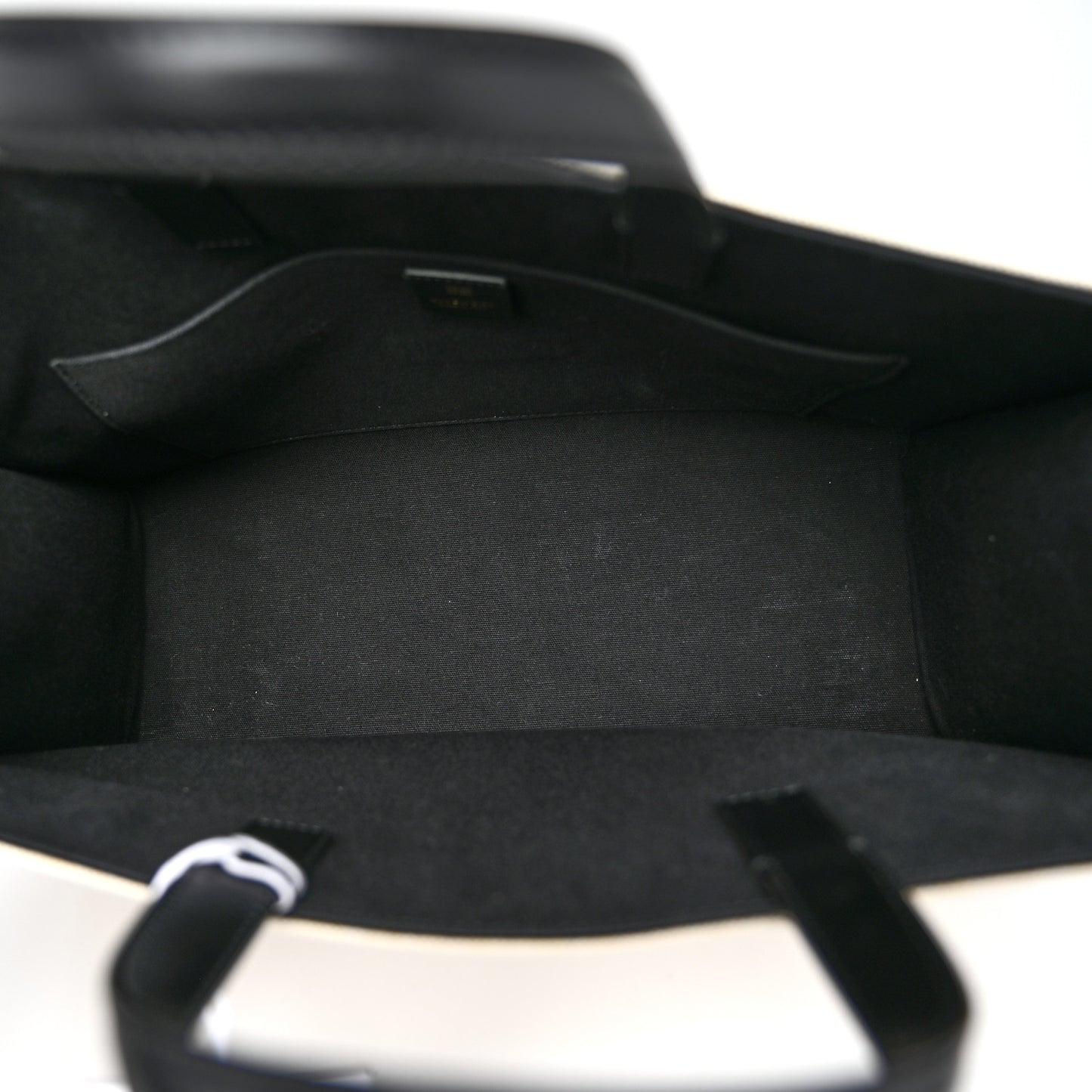 Canvas Medium Tote Beige Black