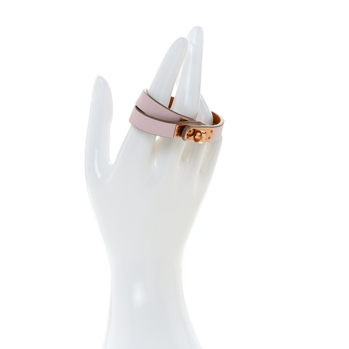 Swift Kelly Double Tour Bracelet T1 Mauve Pale