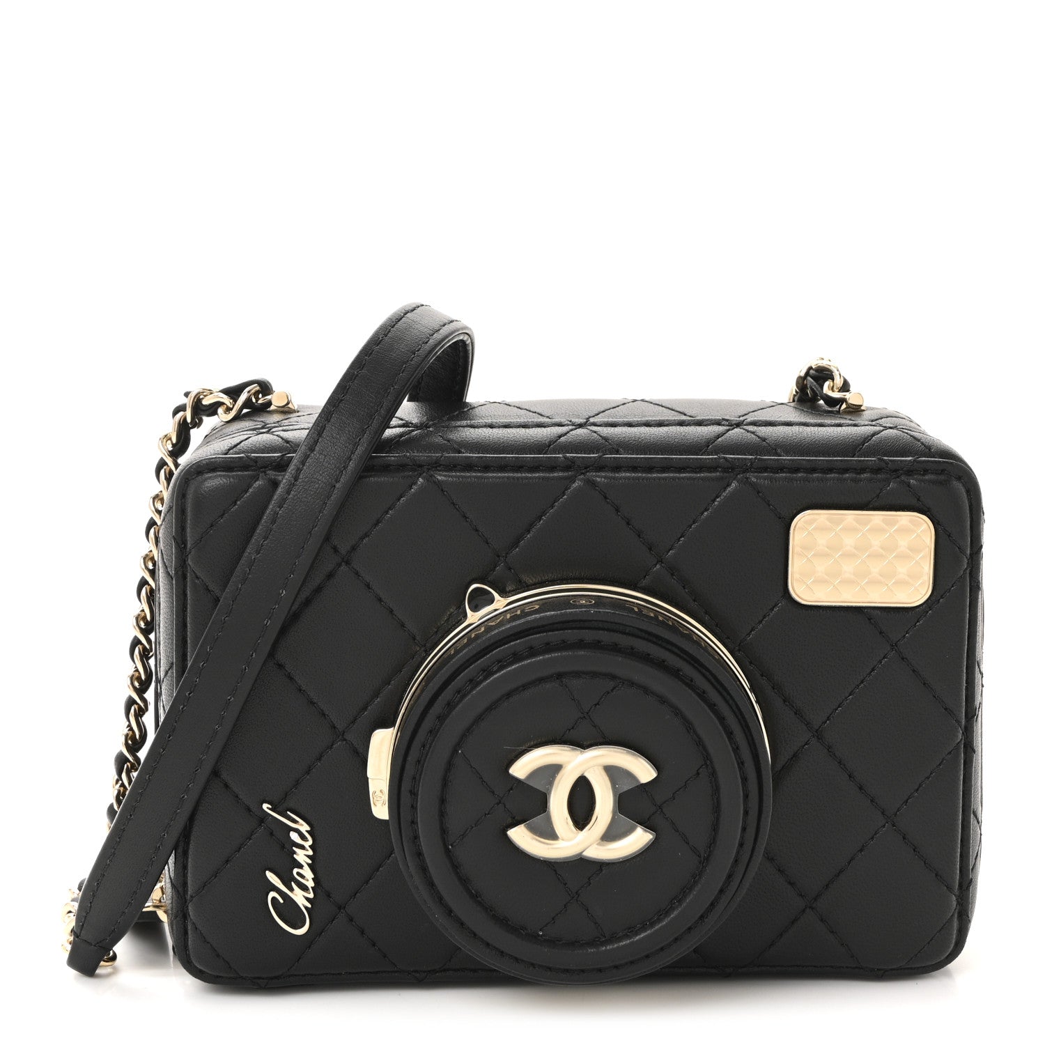 Chanel Lambskin Quilted Coco Click Bag Black 1811534 – FASHIONPHILE
