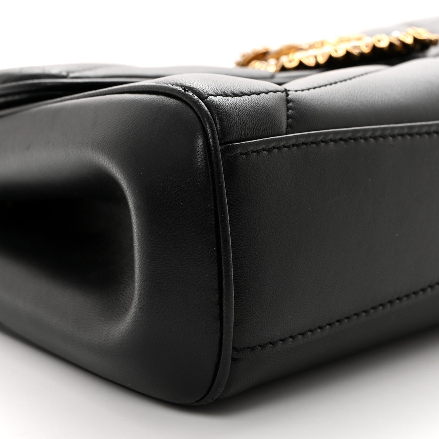 Nappa Quilted Large Devotion Bag Black