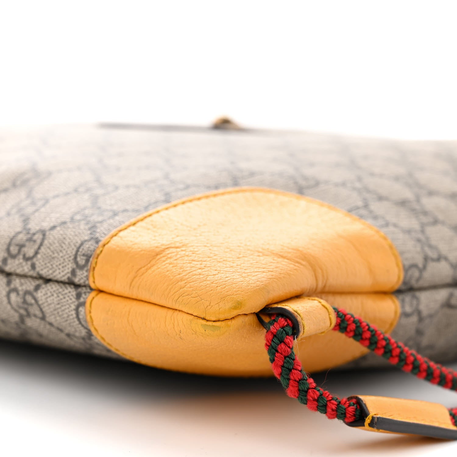 Gucci GG Supreme Monogram Neo Vintage Drawstring Backpack Beige New Acero Crop 10 of 10