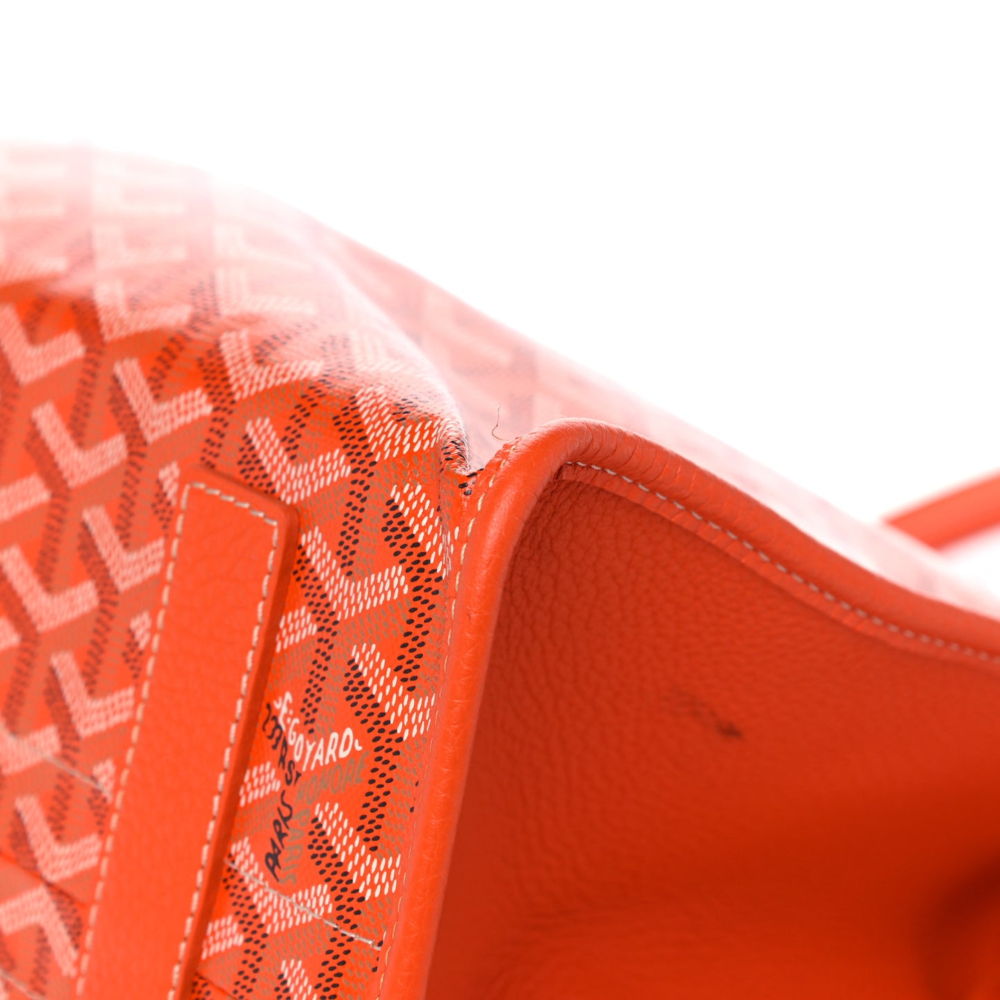 Goyardine Sac Hardy Pet Carrier PM Orange