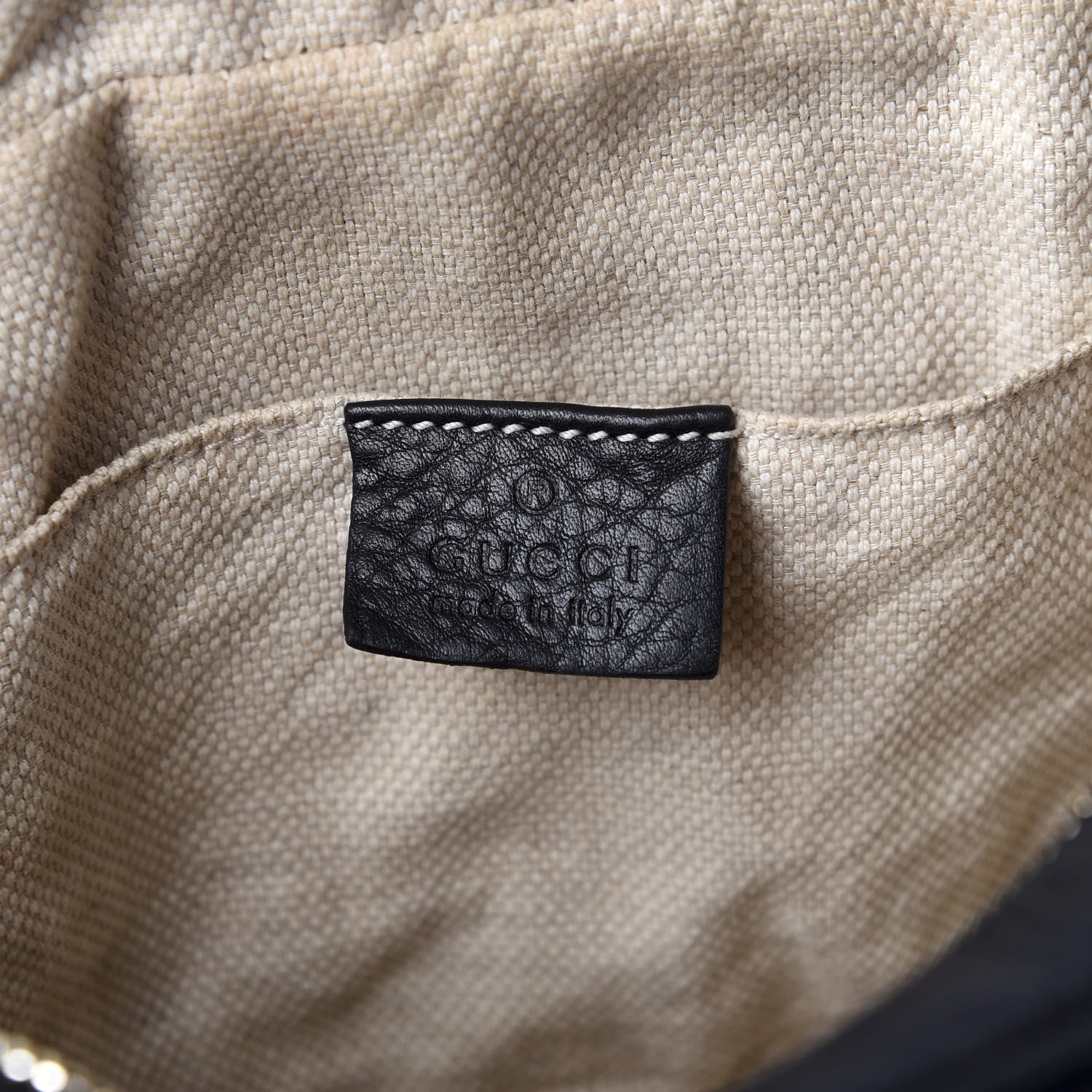 Gucci Pebbled Calfskin Small Soho Disco Bag Black 7 of 8